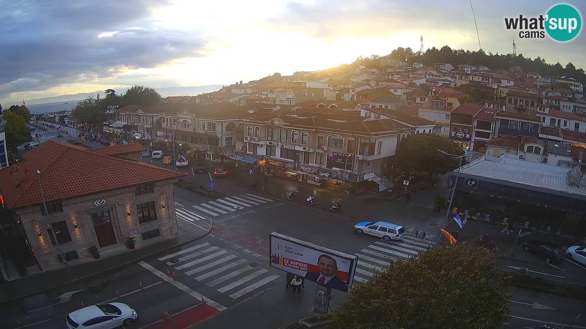 Webcam Ohrid old town and center