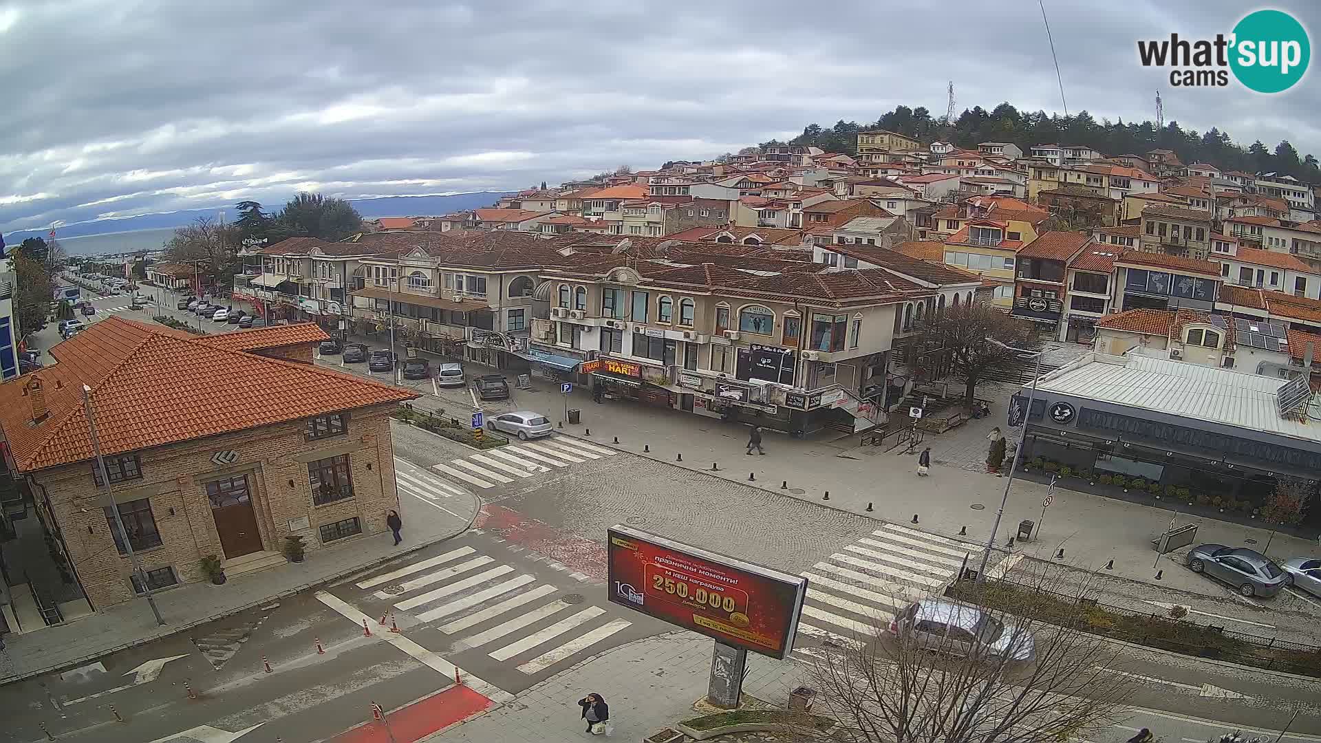 Webcam de la vieille ville et du centre d’Ohrid