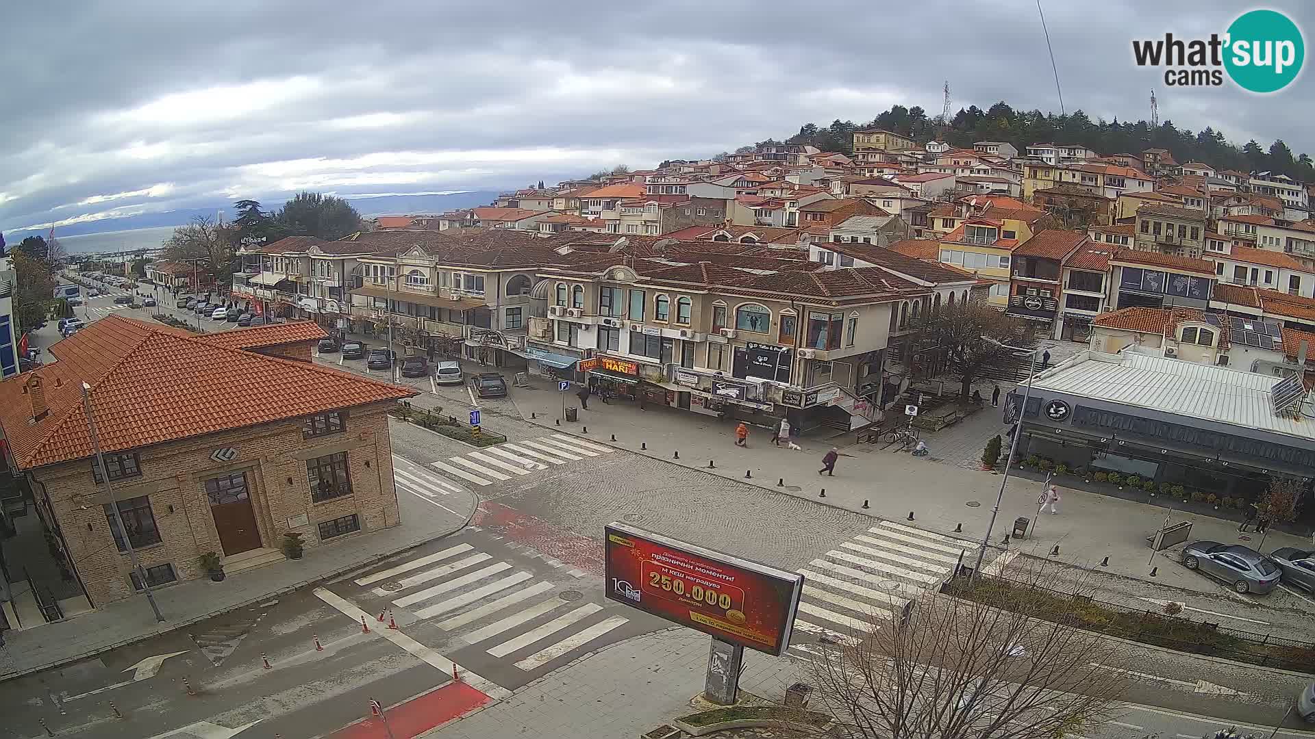 Webcam Ohrid old town and center