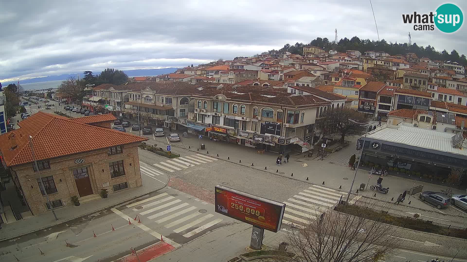 Webcam Ohrid old town and center