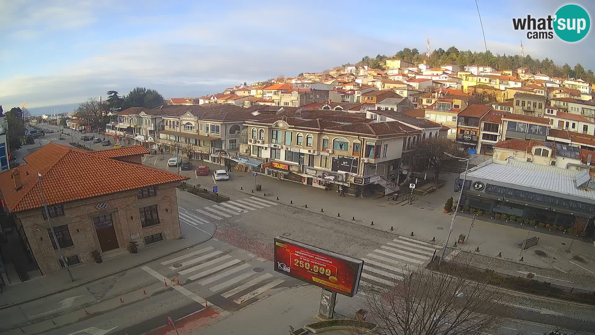 Webcam de la vieille ville et du centre d’Ohrid