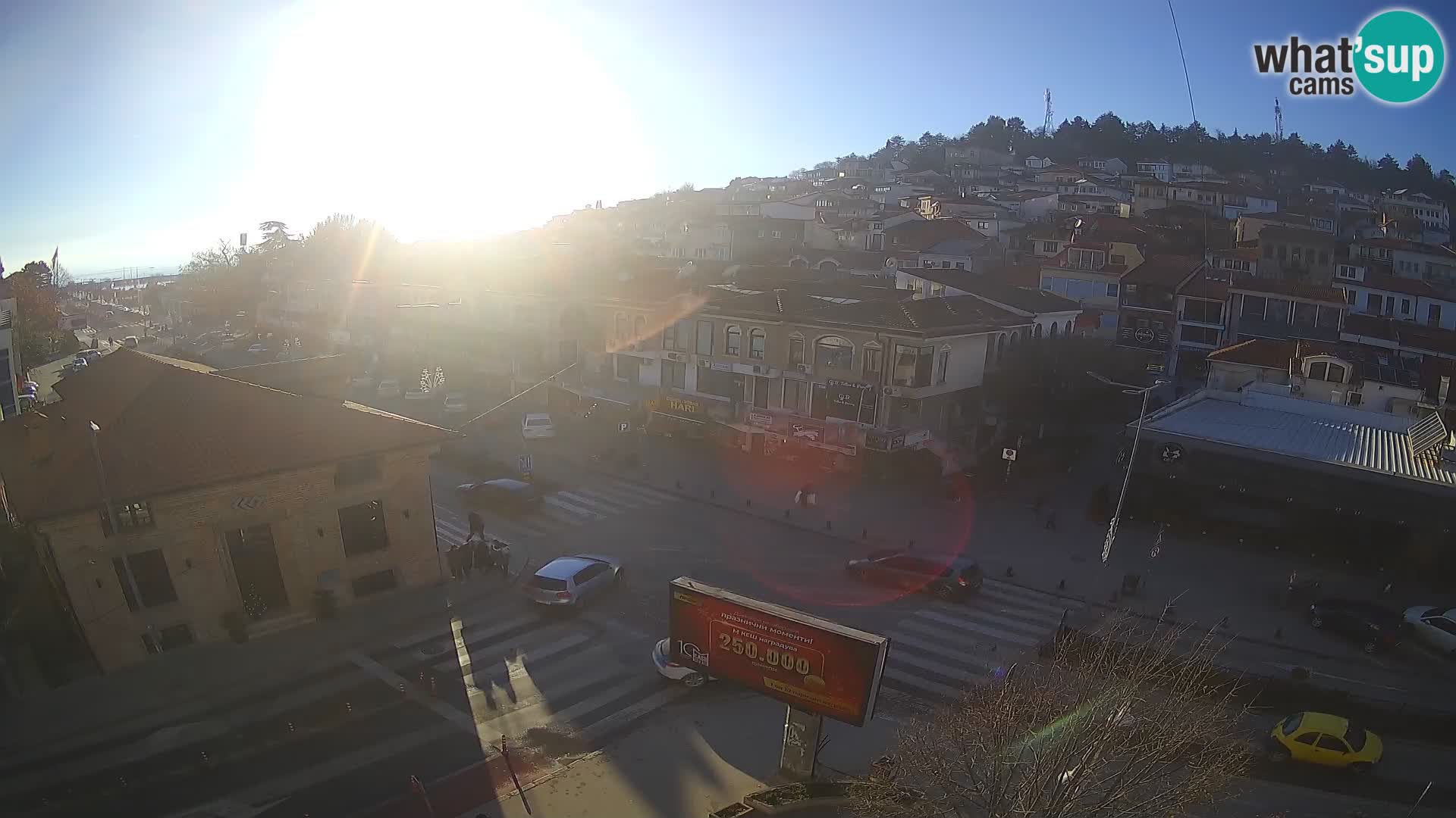 Webcam Ohrid old town and center