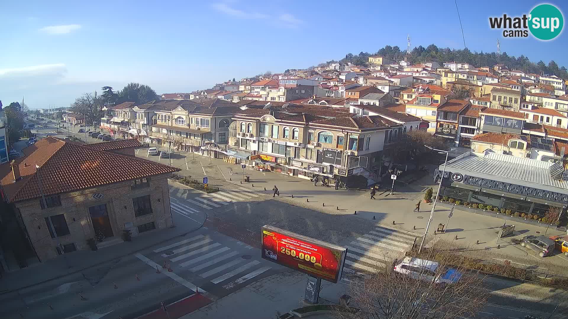 Webcam Ohrid old town and center