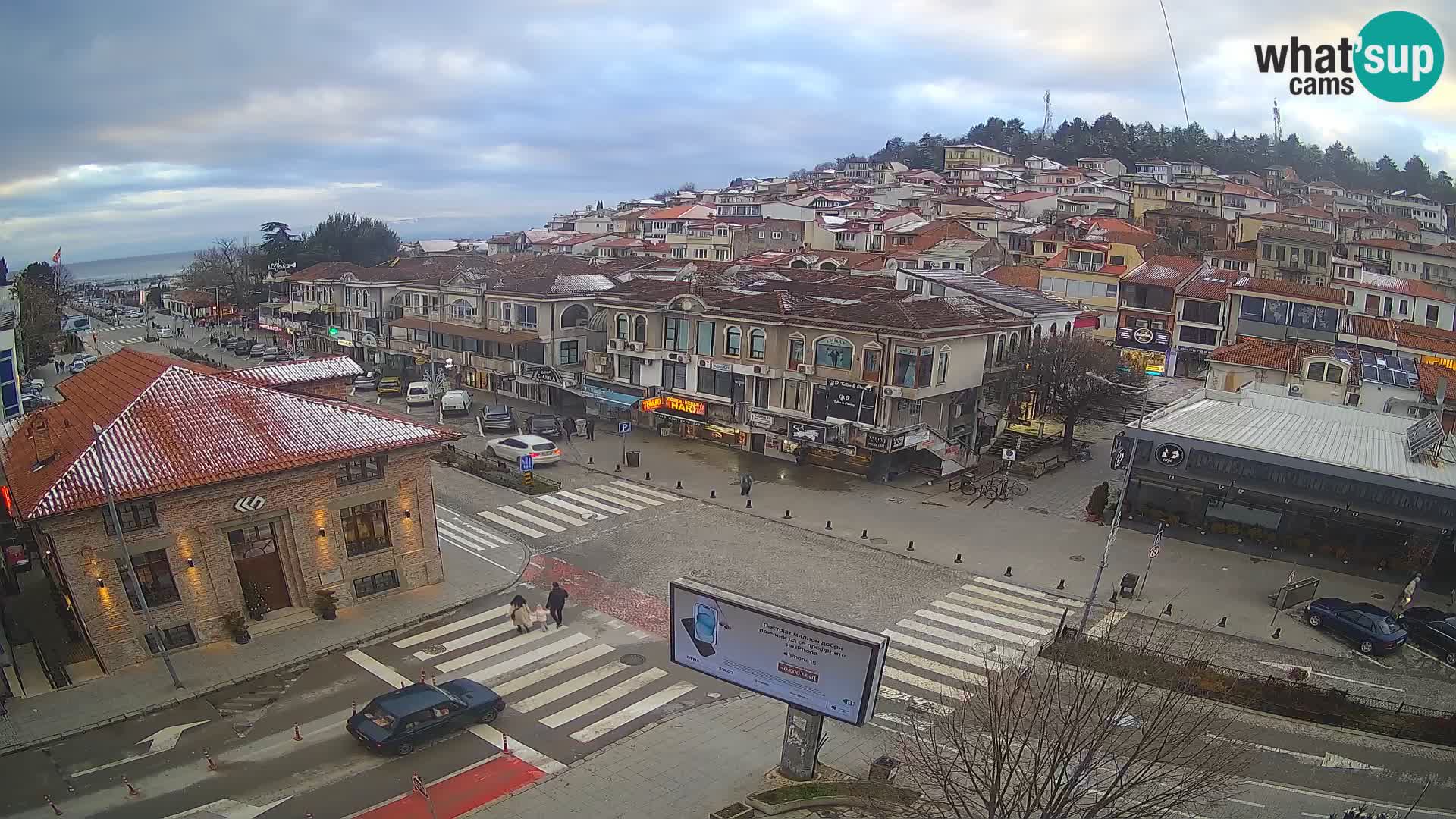 Webcam de la vieille ville et du centre d’Ohrid