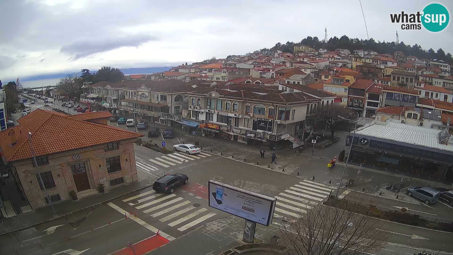 Webcam Ohrid old town and center