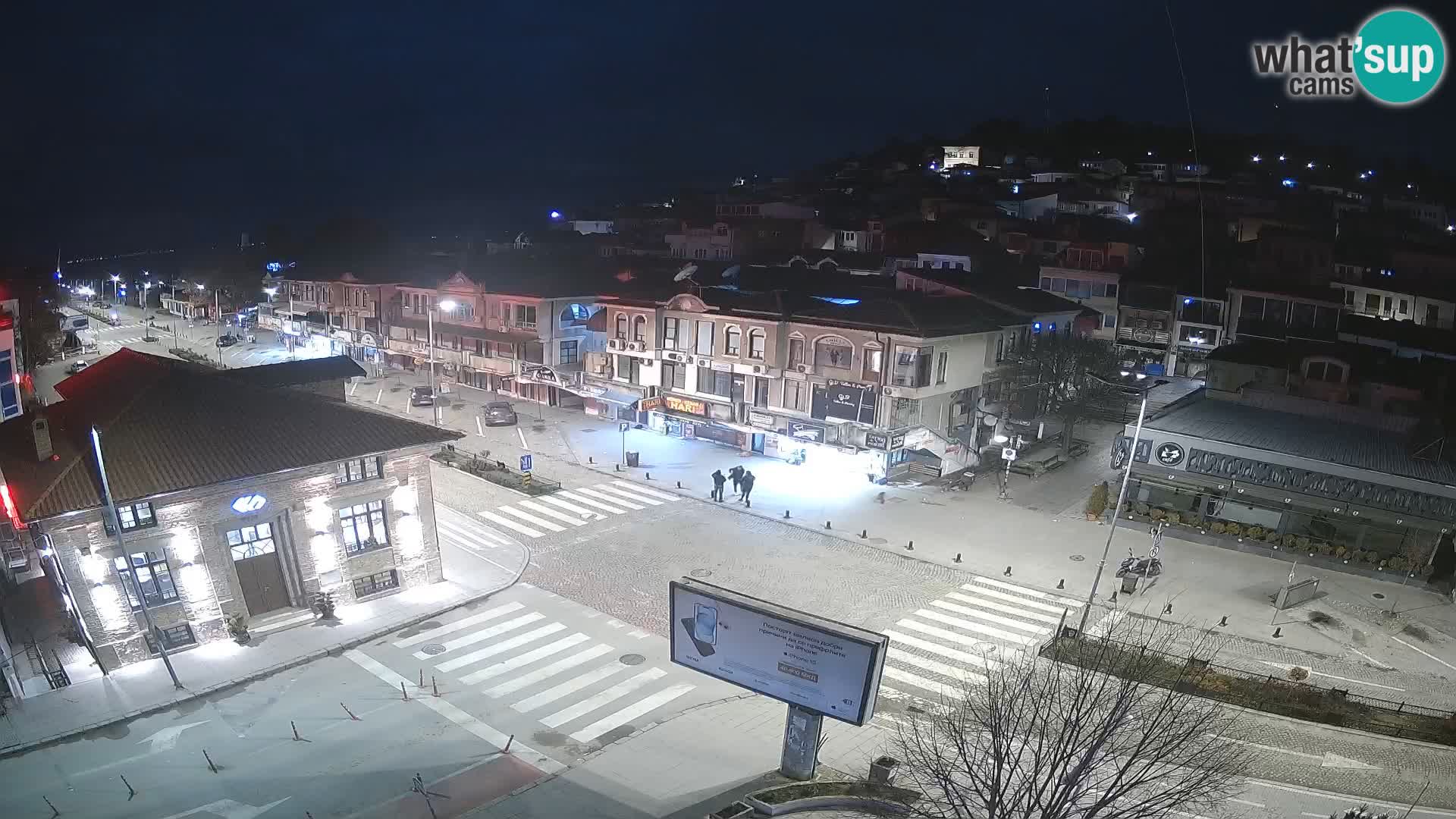 Webcam de la vieille ville et du centre d’Ohrid