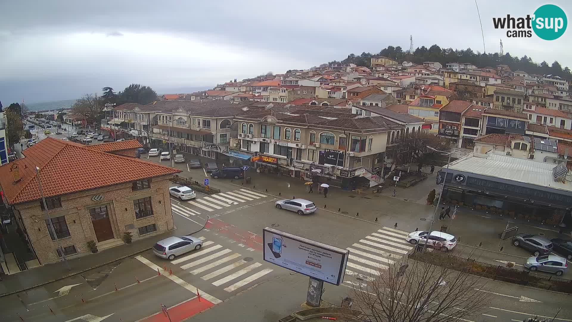 Webcam de la vieille ville et du centre d’Ohrid