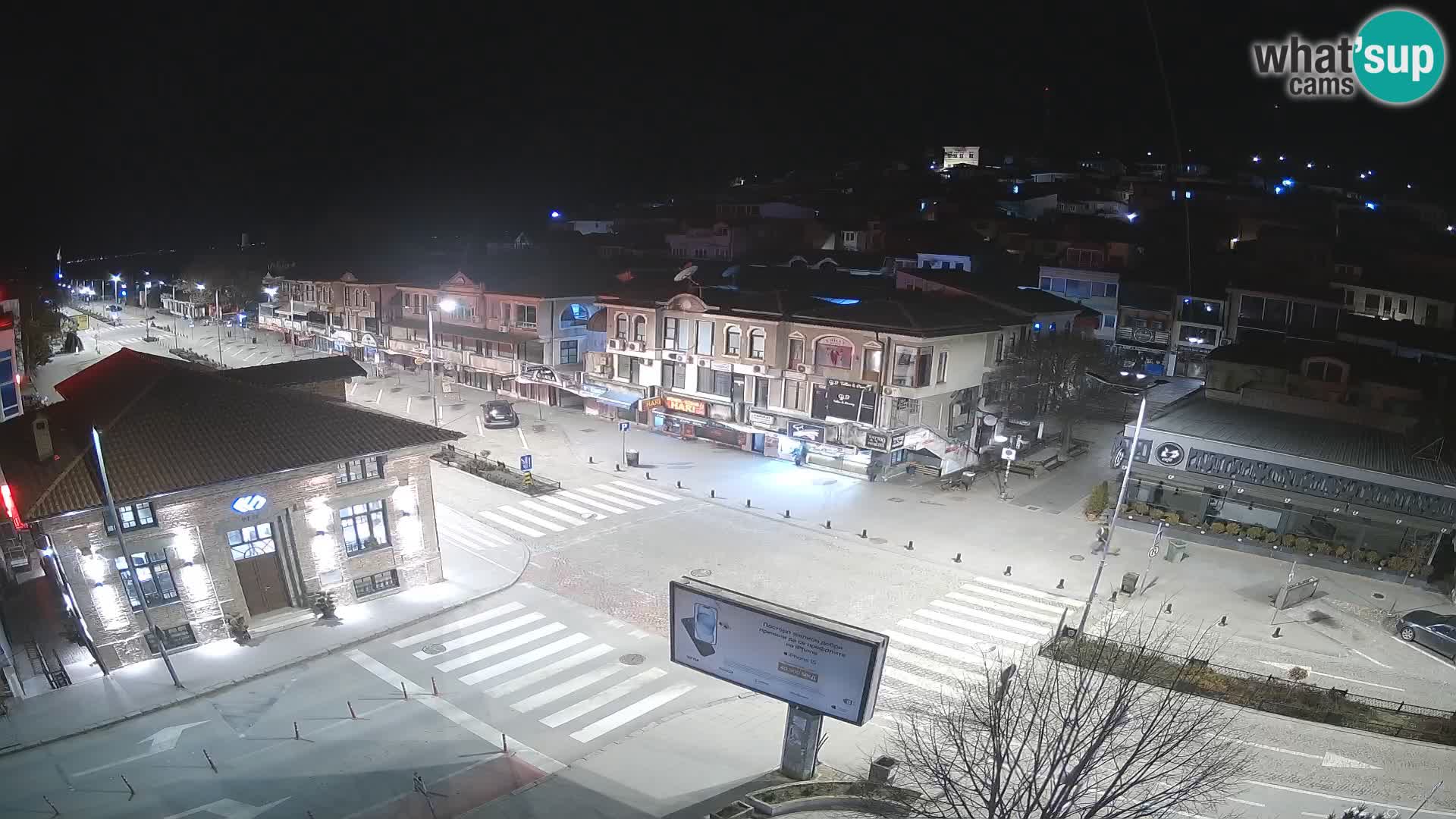 Webcam de la vieille ville et du centre d&rsquo;Ohrid