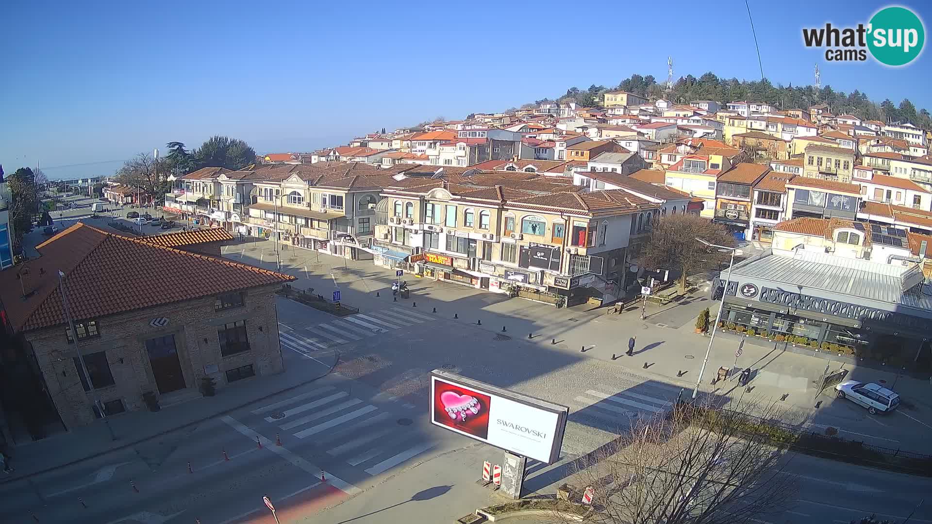 Webcam Ohrid old town and center