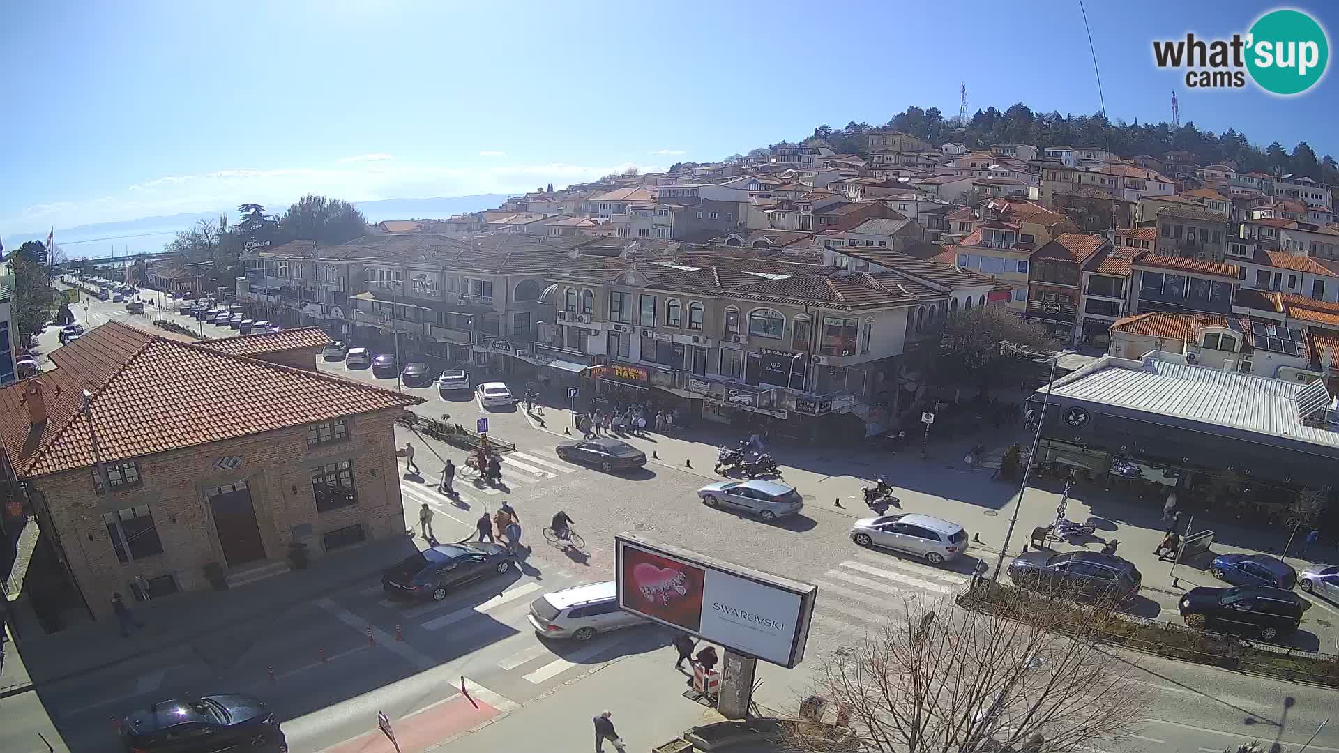 Webcam de la vieille ville et du centre d&rsquo;Ohrid