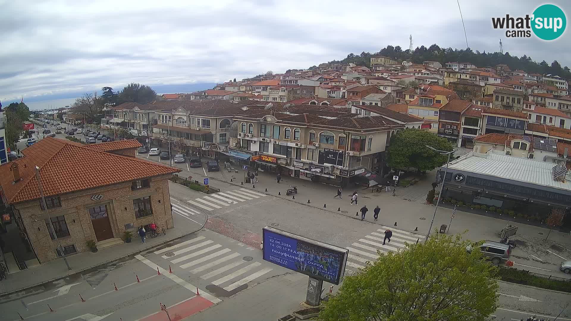 Webcam Altstadt und Zentrum von Ohrid
