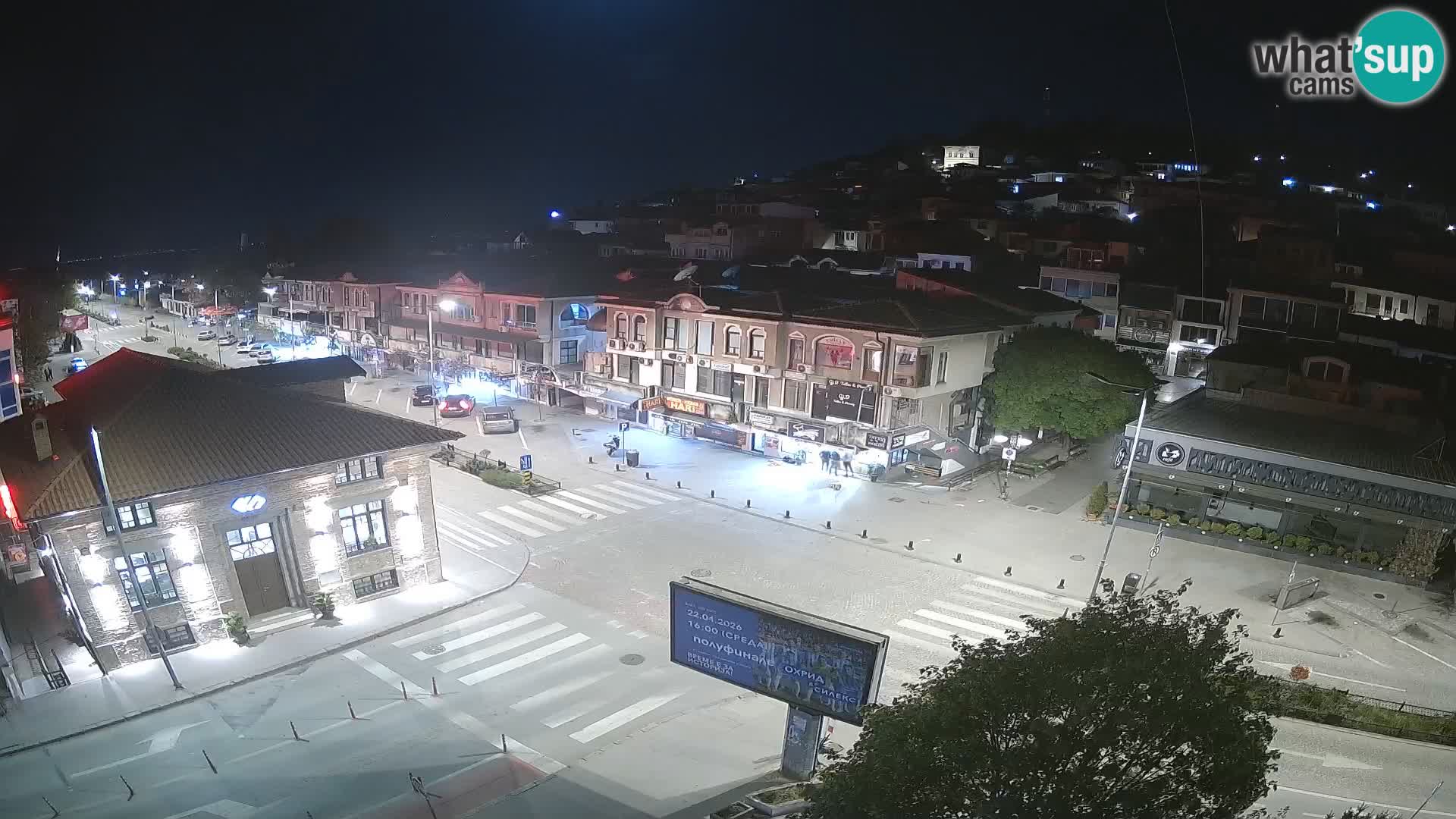 Webcam de la vieille ville et du centre d’Ohrid