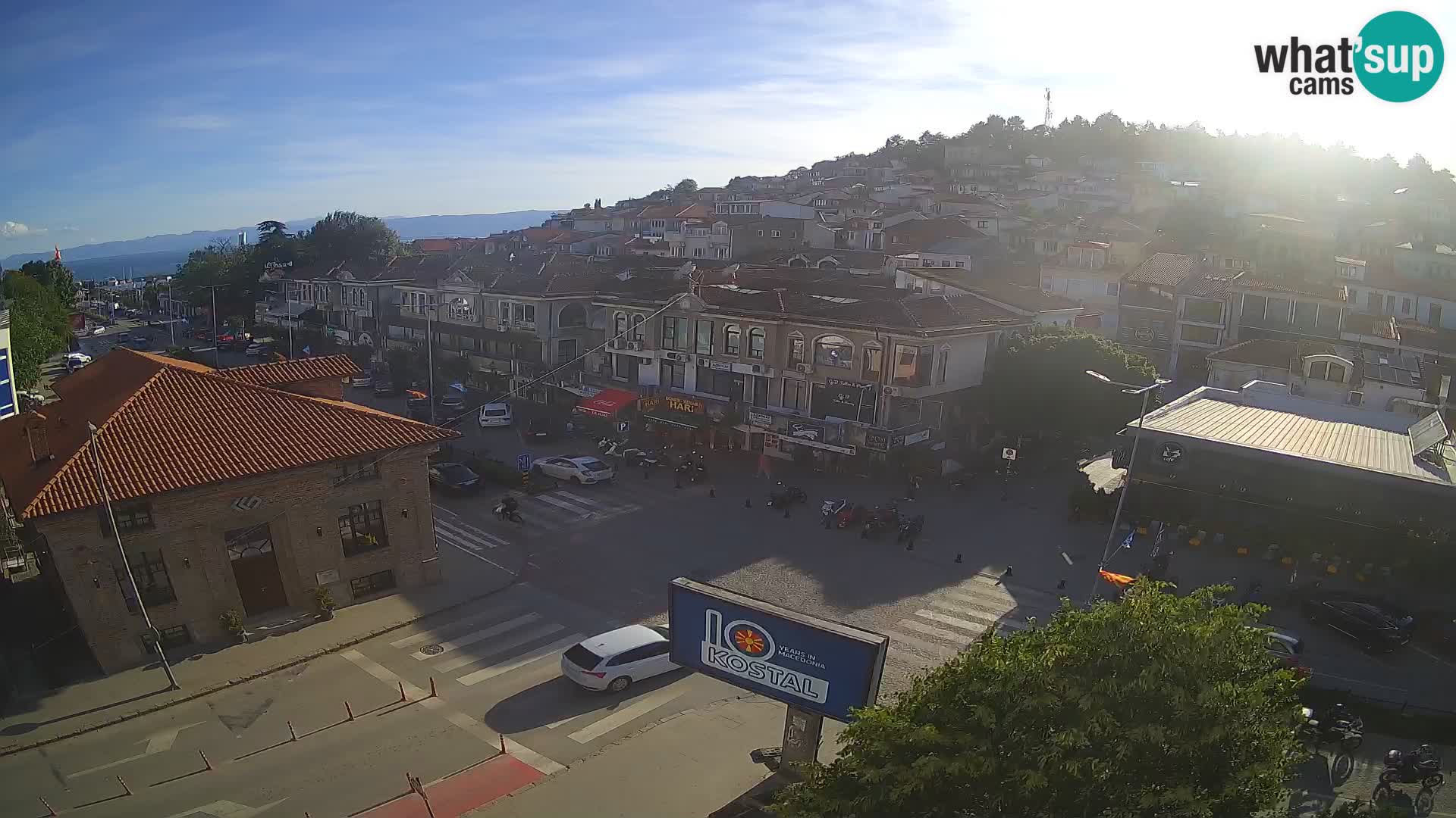 Webcam de la vieille ville et du centre d’Ohrid