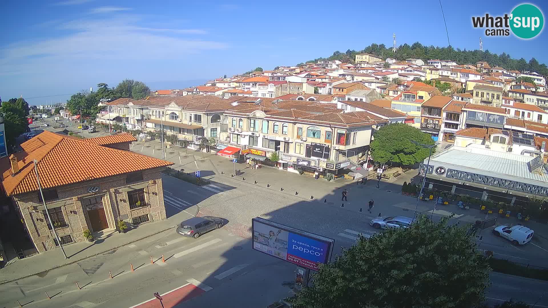 Webcam Ohrid old town and center