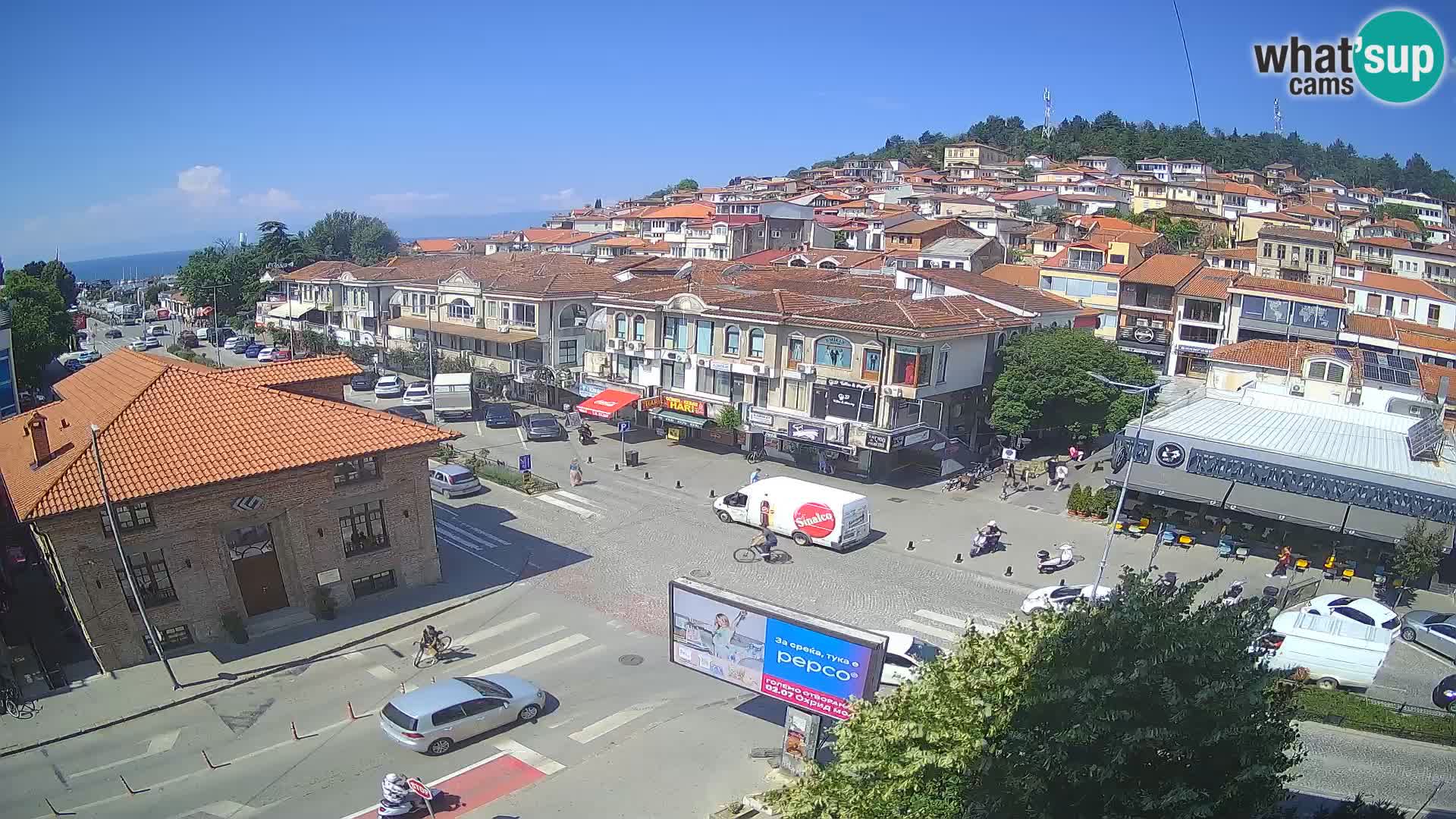 Webcam Altstadt und Zentrum von Ohrid