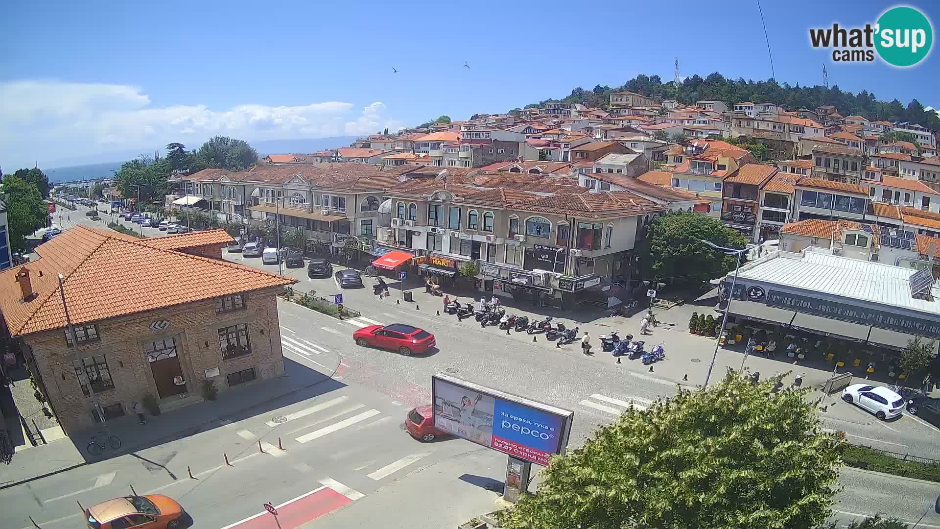 Webcam de la vieille ville et du centre d’Ohrid
