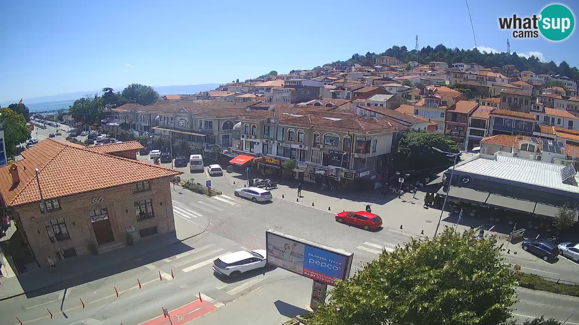 Webcam Altstadt und Zentrum von Ohrid