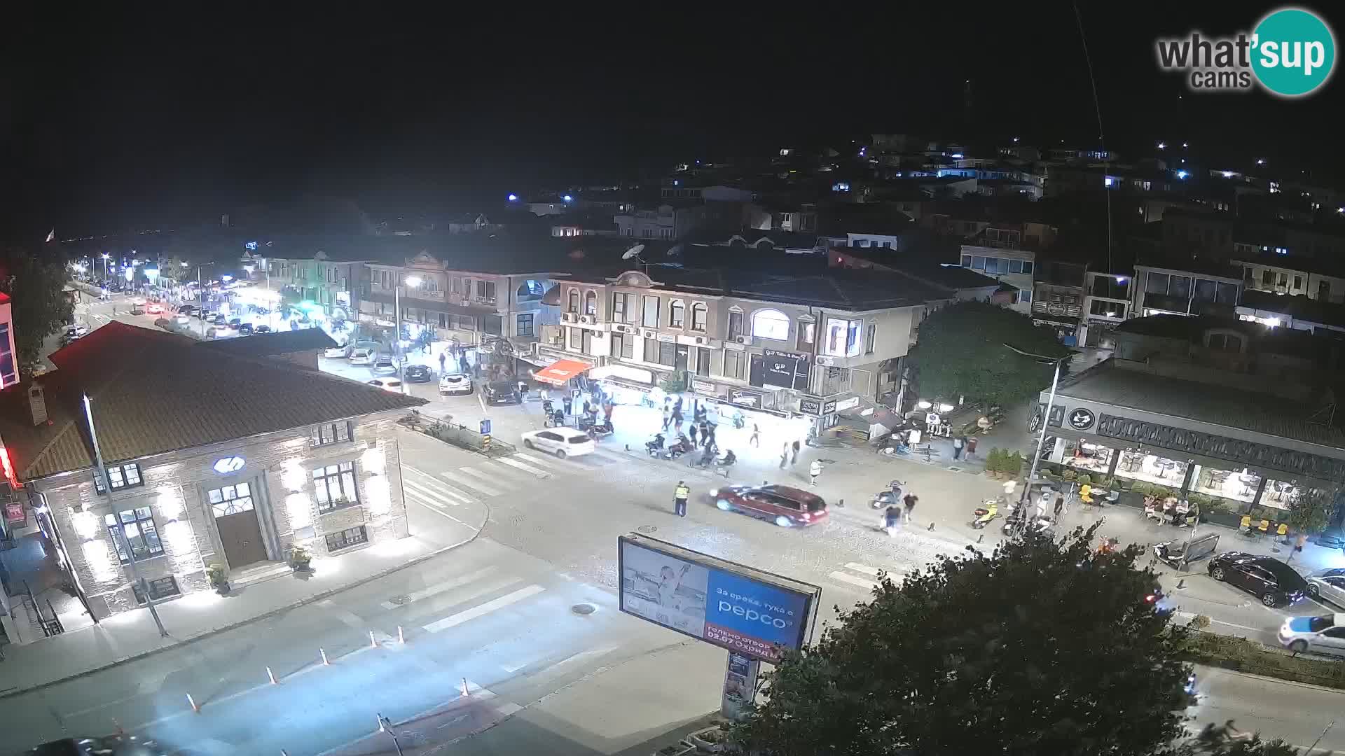Webcam de la vieille ville et du centre d’Ohrid