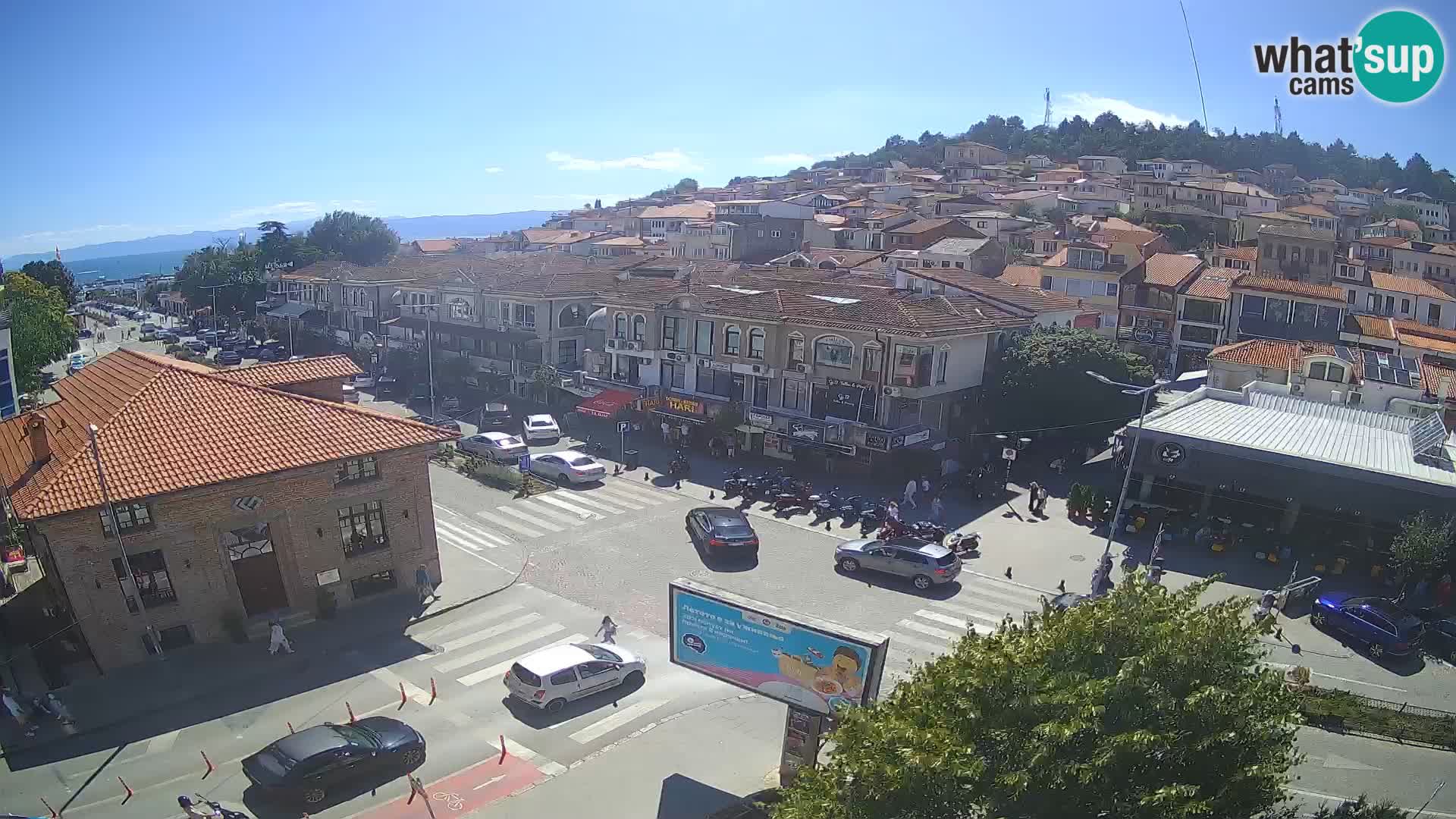 Webcam Altstadt und Zentrum von Ohrid