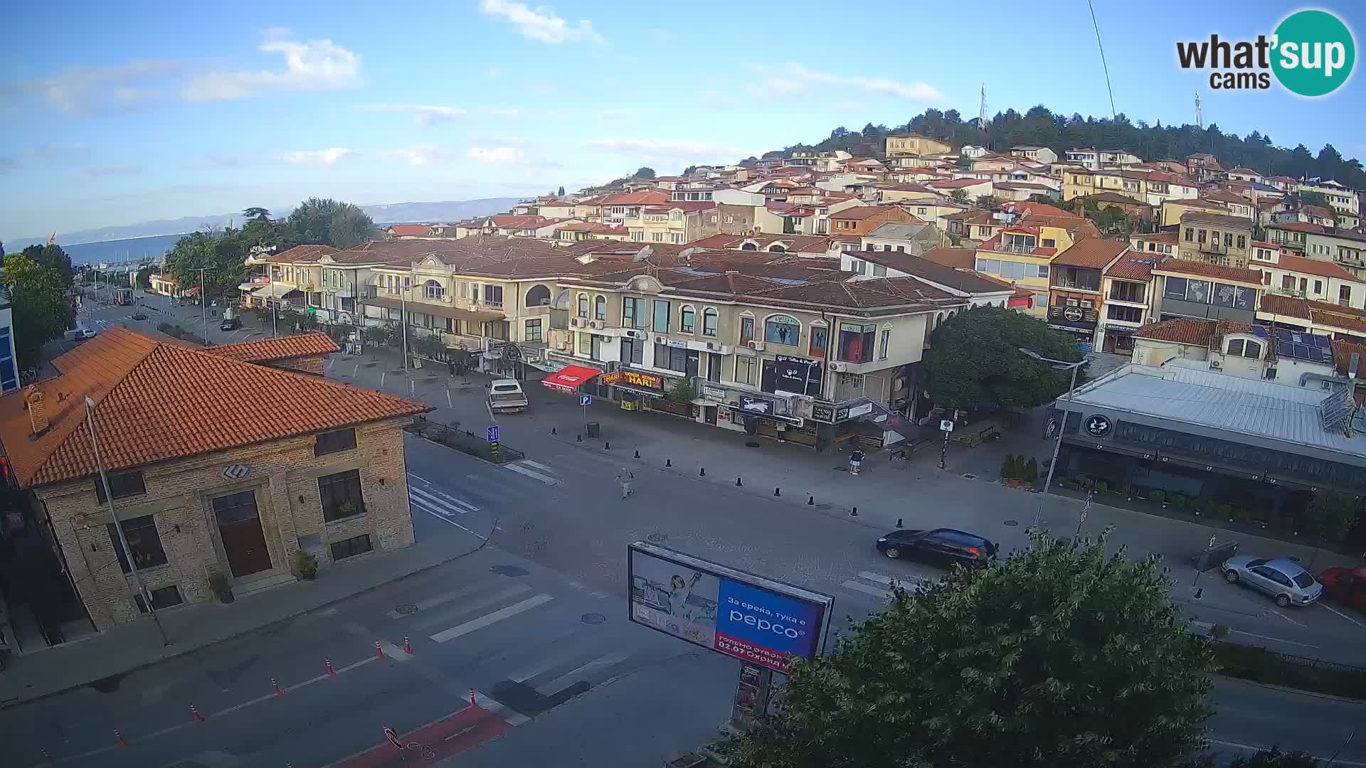 Webcam Ohrid old town and center