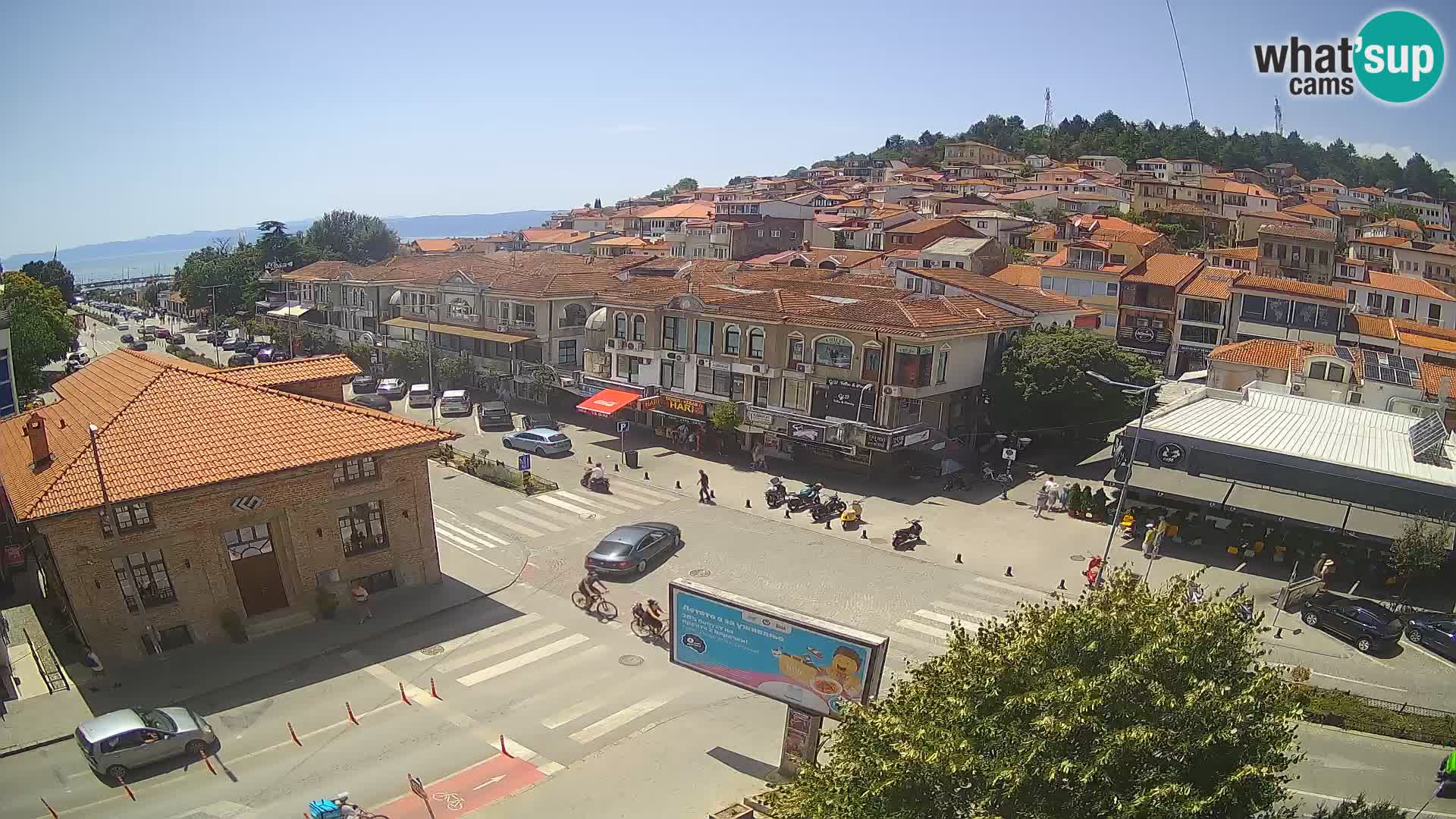 Webcam Altstadt und Zentrum von Ohrid