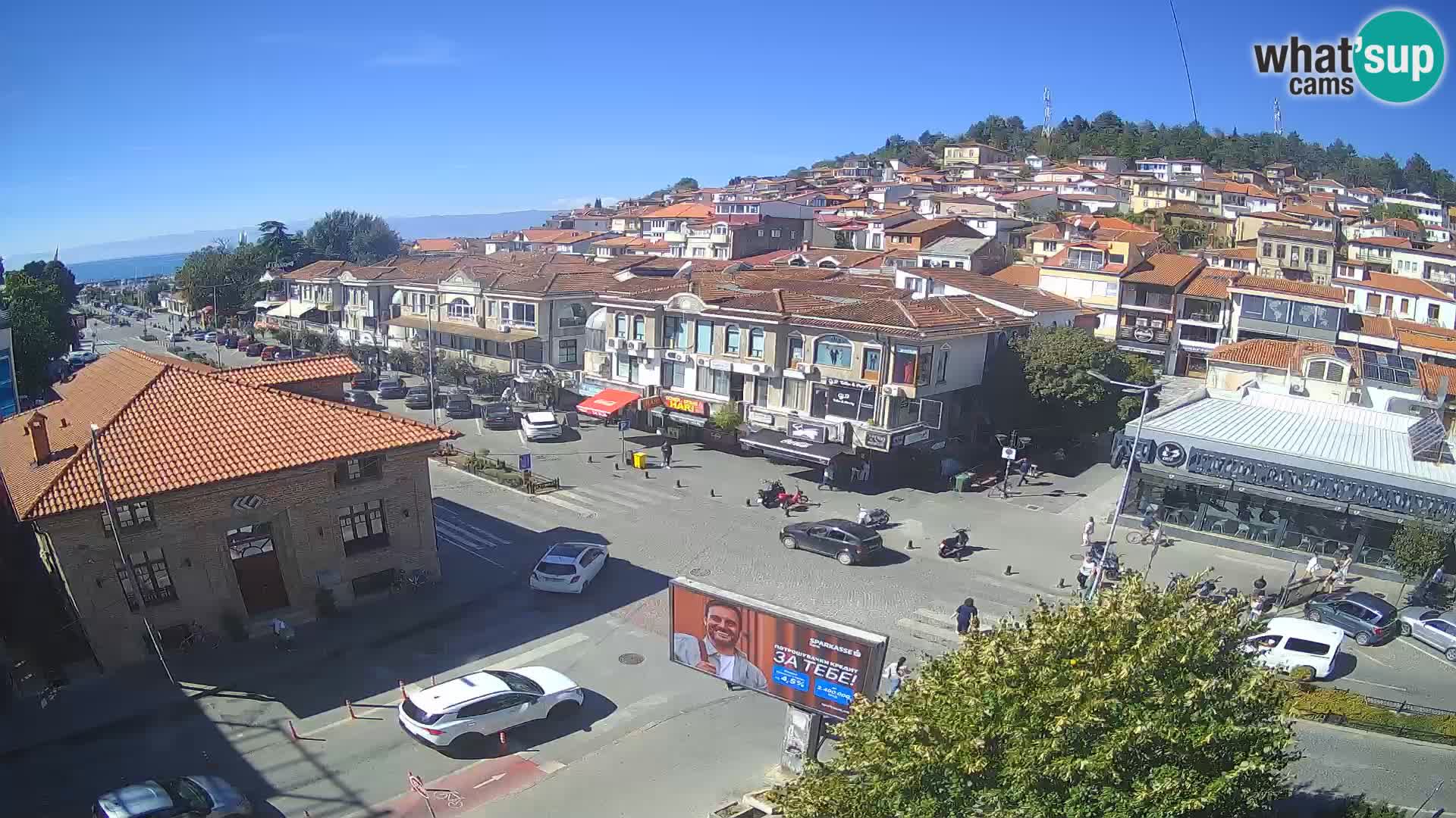 Webcam Ohrid old town and center