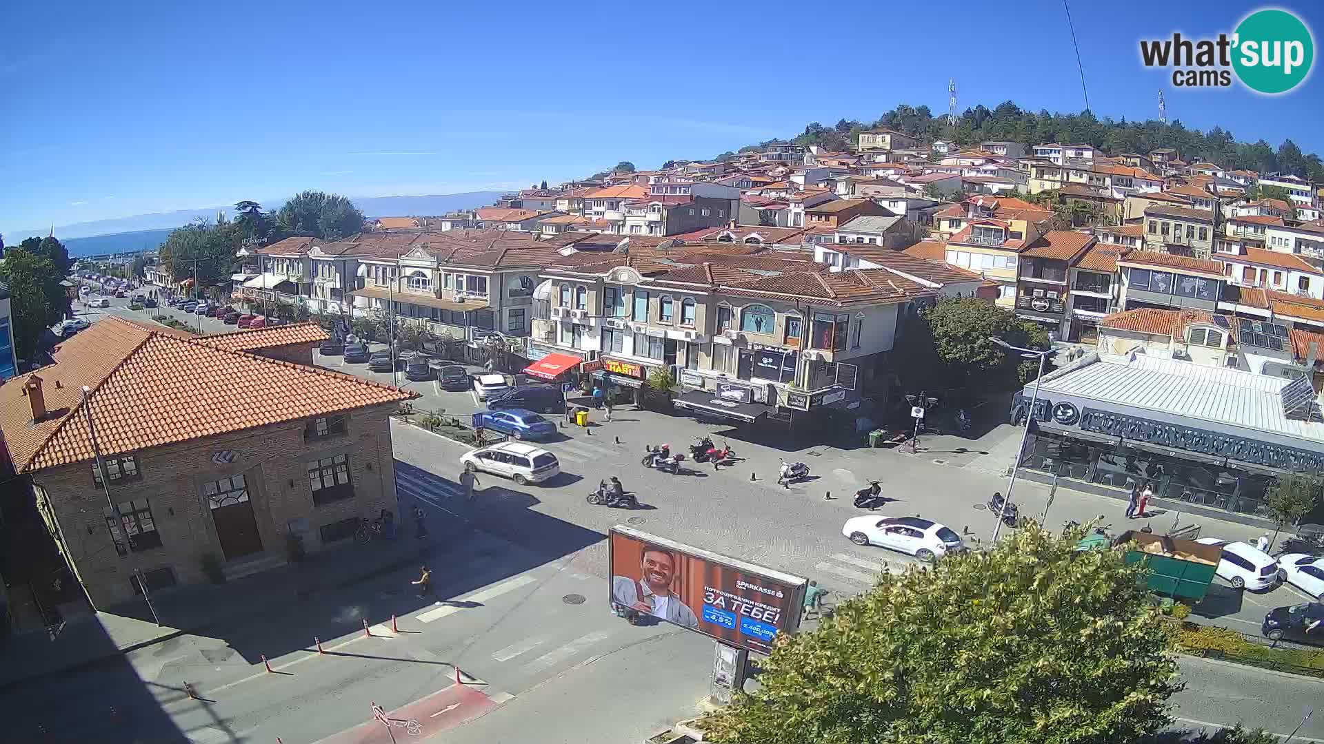 Webcam de la vieille ville et du centre d’Ohrid