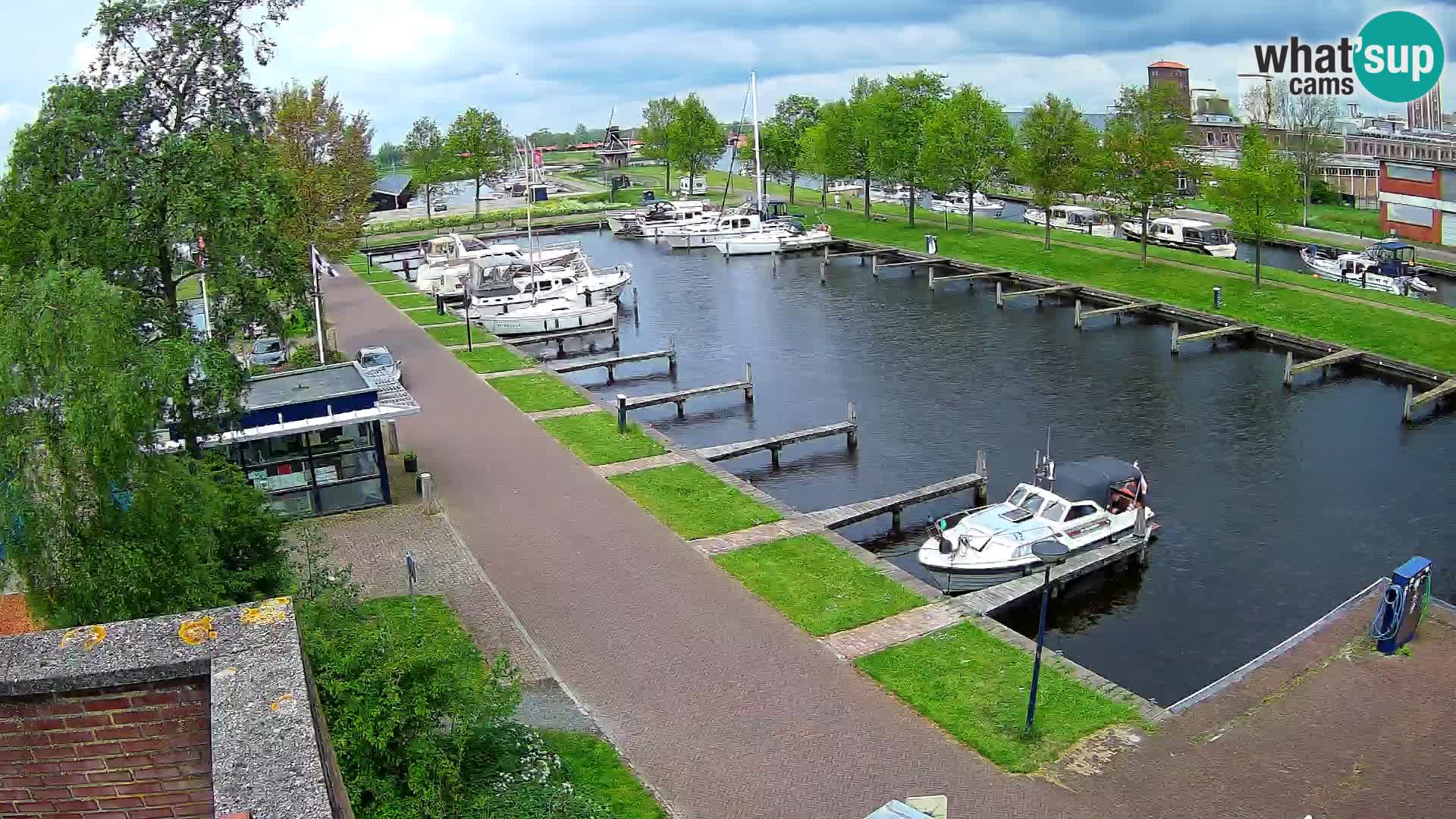 LIVE Joure Hafen webcam Windmühle