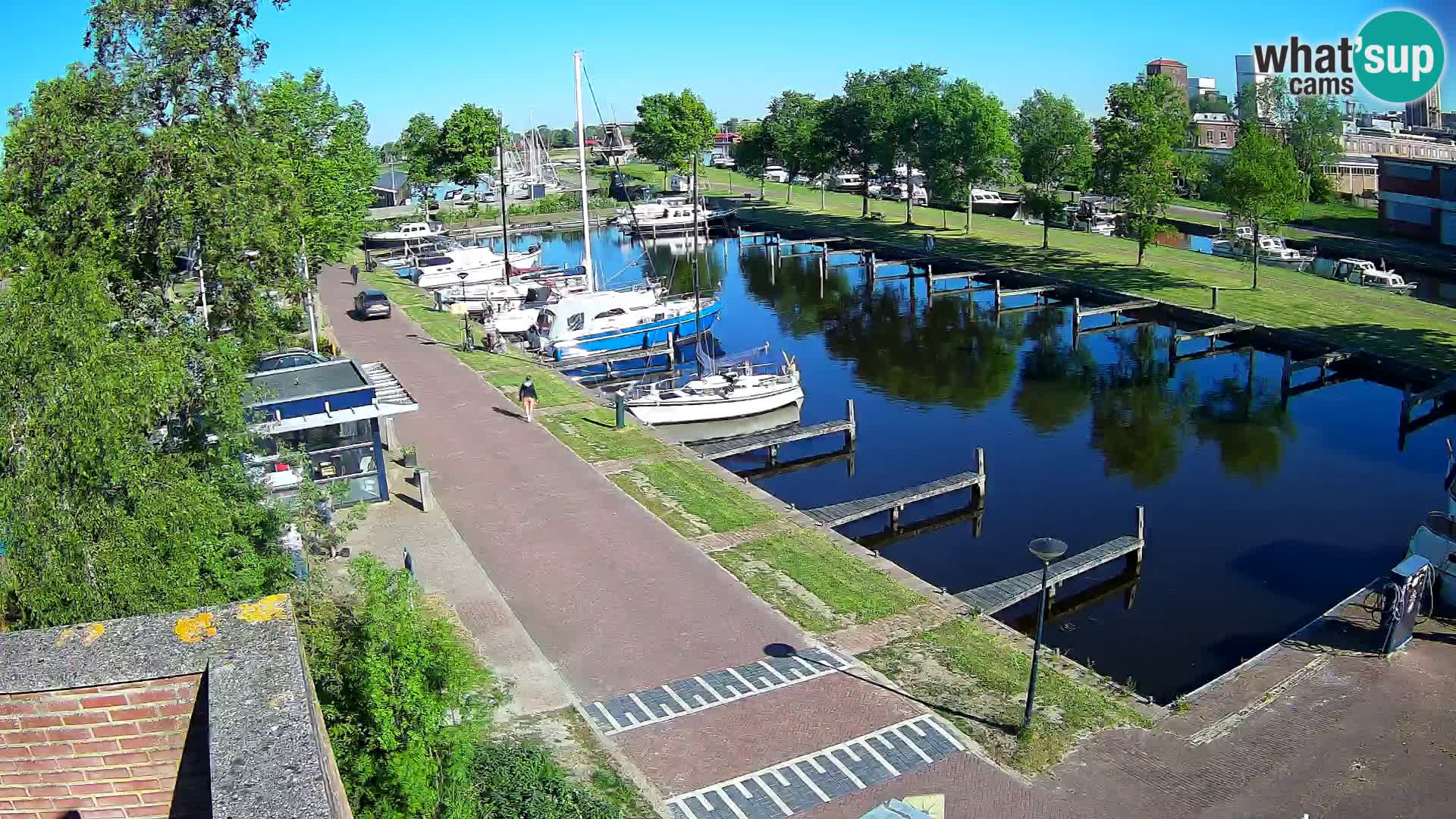 LIVE Joure Hafen webcam Windmühle