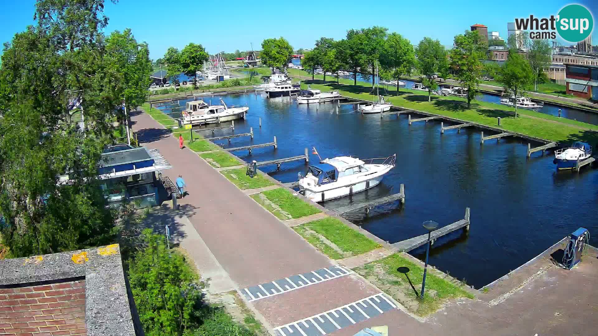 LIVE Joure Hafen webcam Windmühle