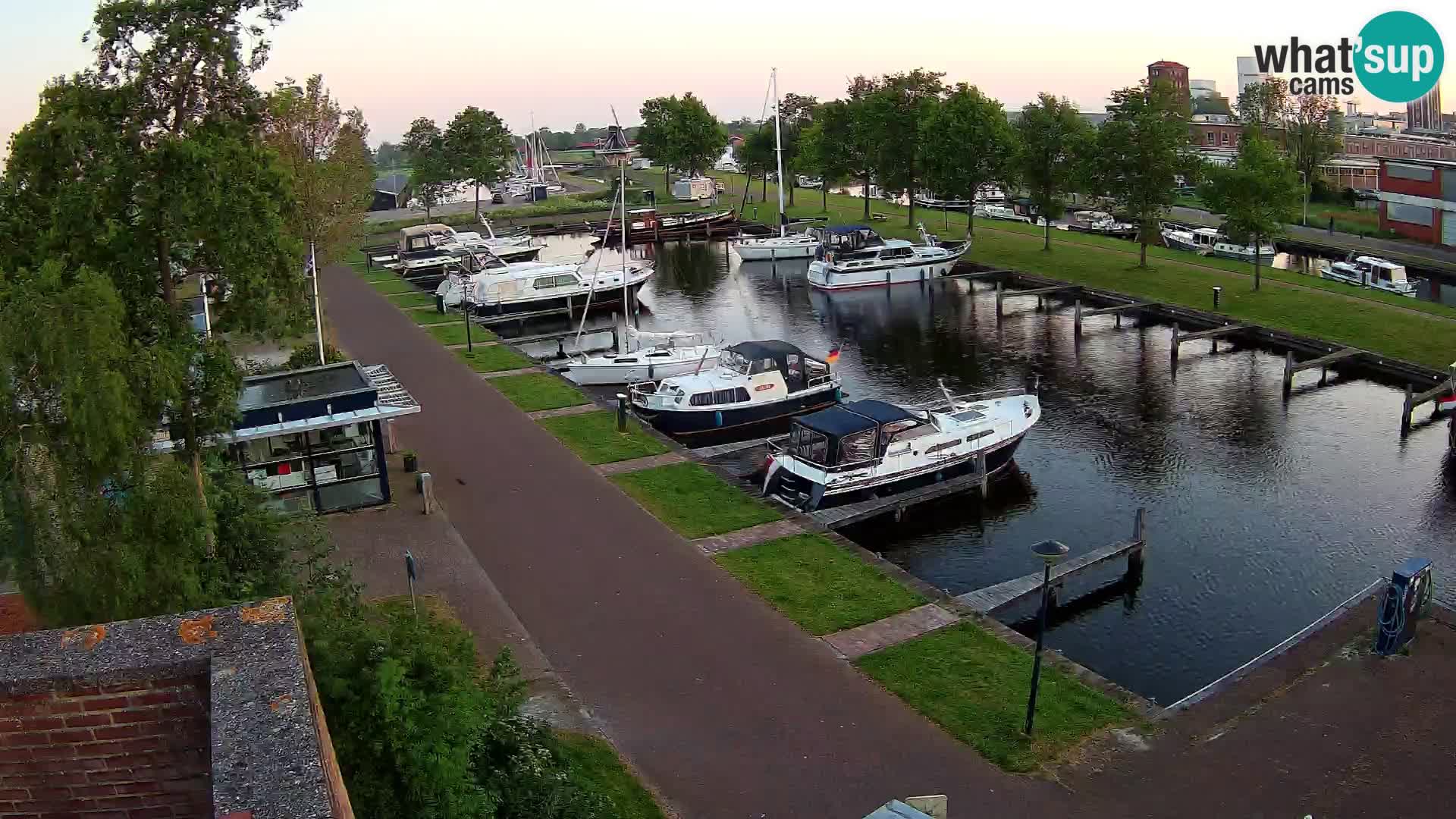 LIVE Joure Hafen webcam Windmühle