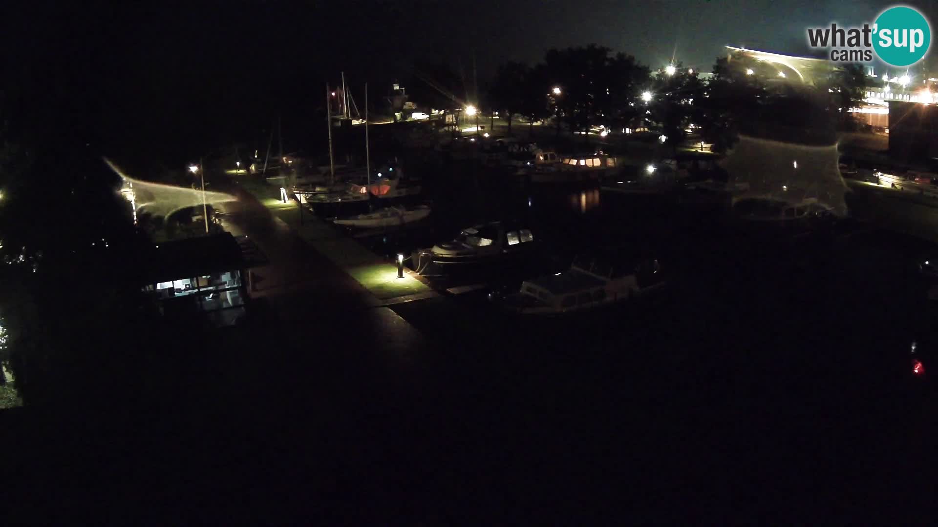 Joure harbour webcam – windmill view