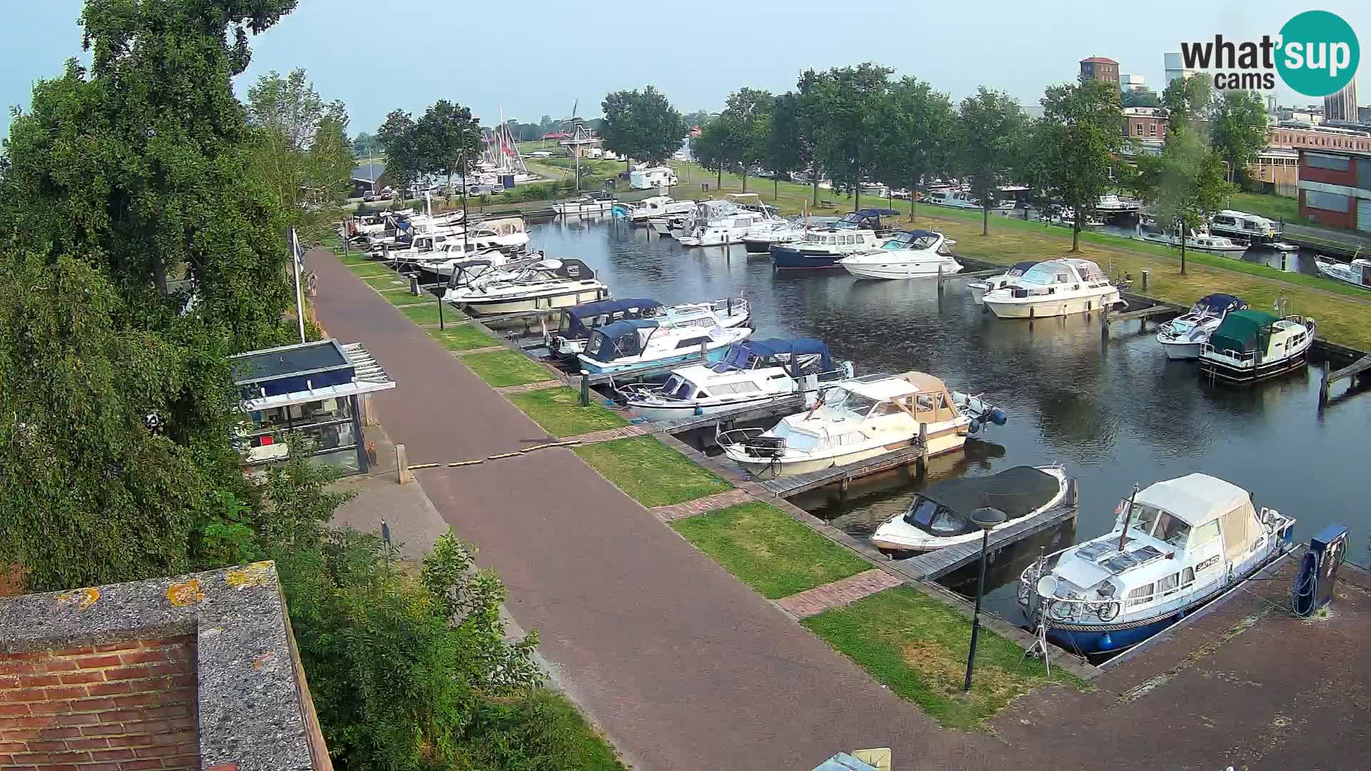 LIVE Joure Hafen webcam Windmühle