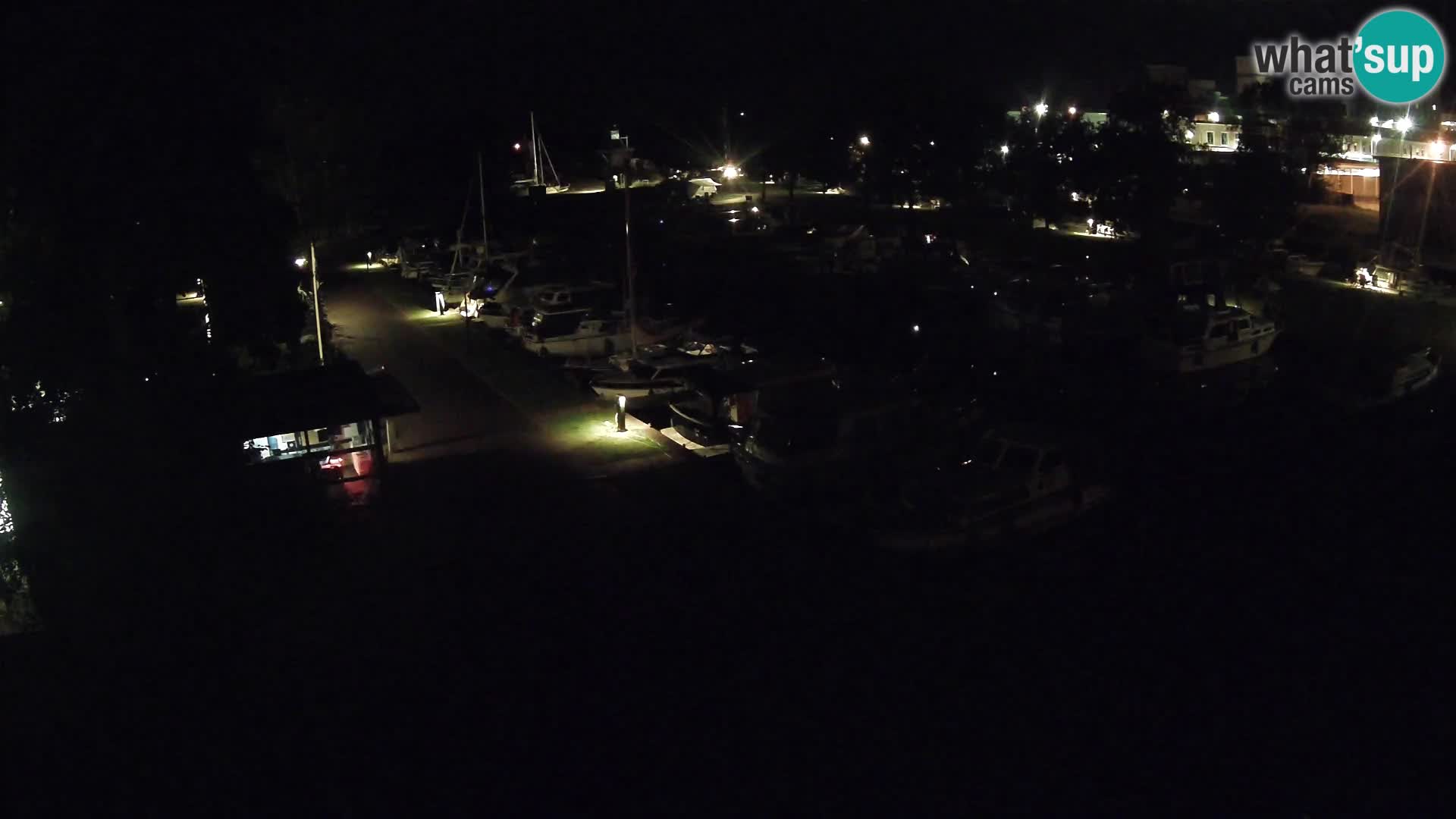 Joure harbour webcam – windmill view