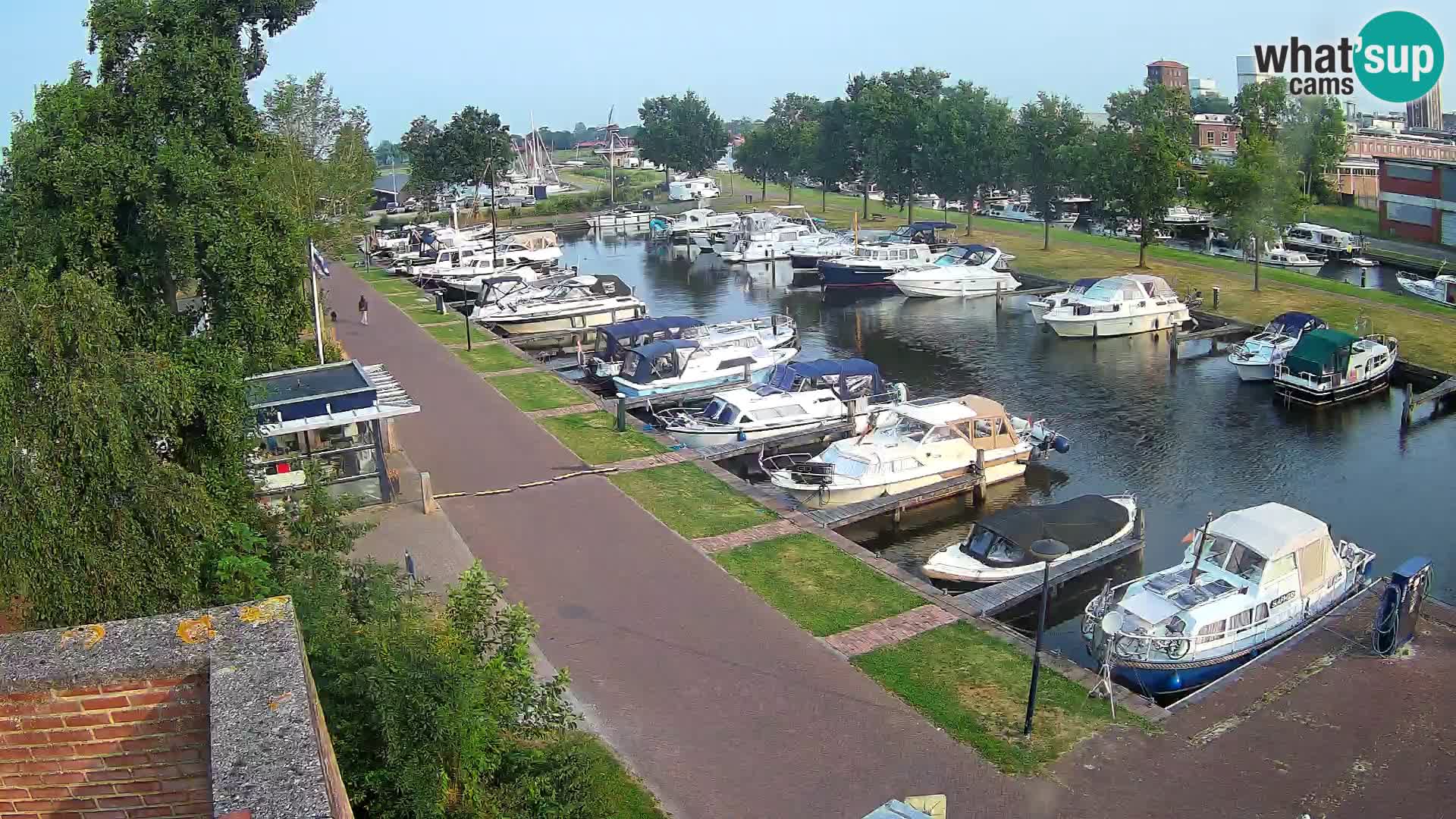 LIVE Joure Hafen webcam Windmühle