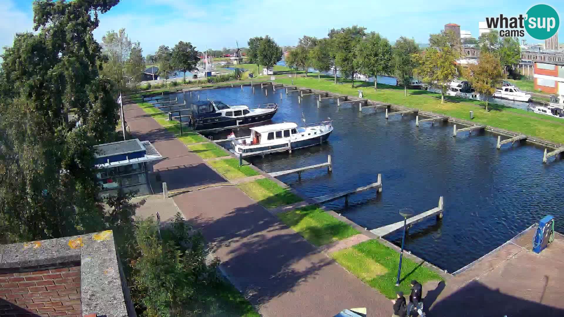 Le port de Joure webcam – vue du moulin à vent