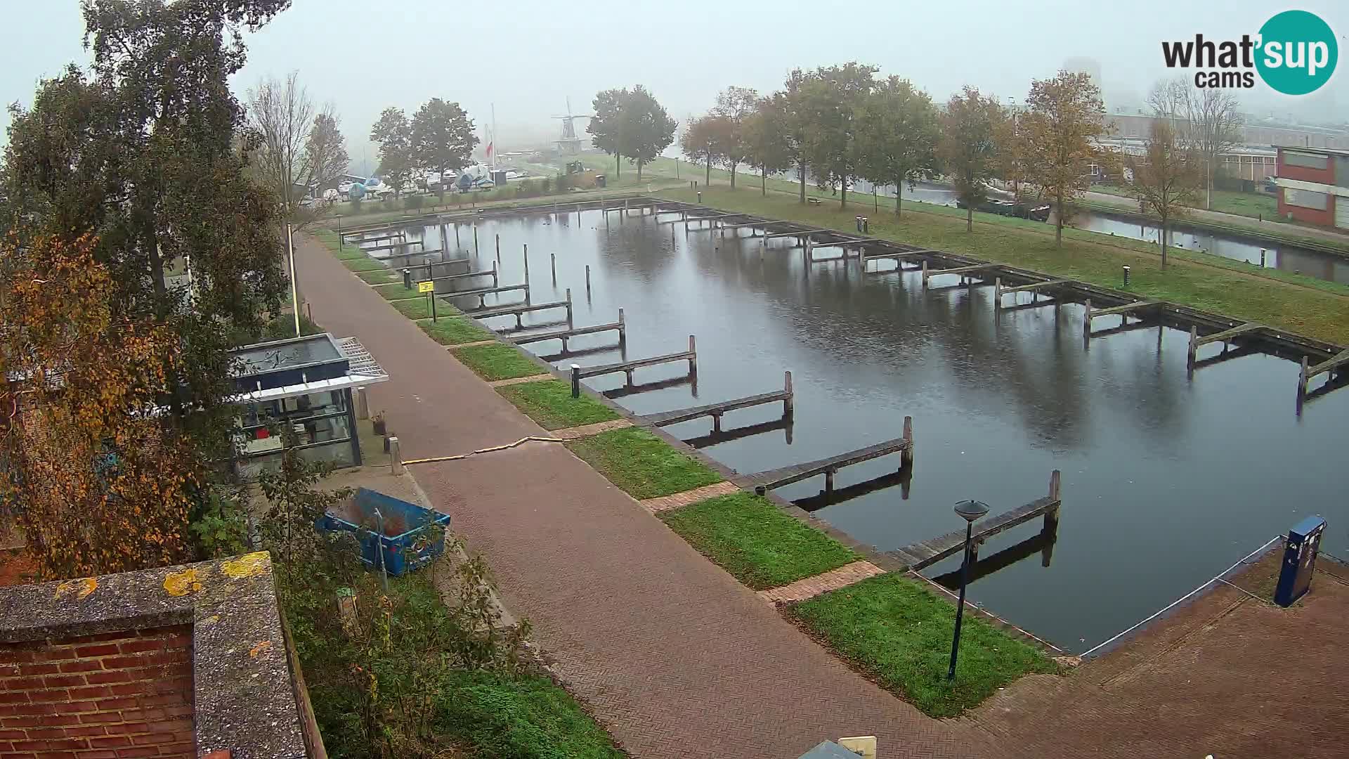 Le port de Joure webcam – vue du moulin à vent