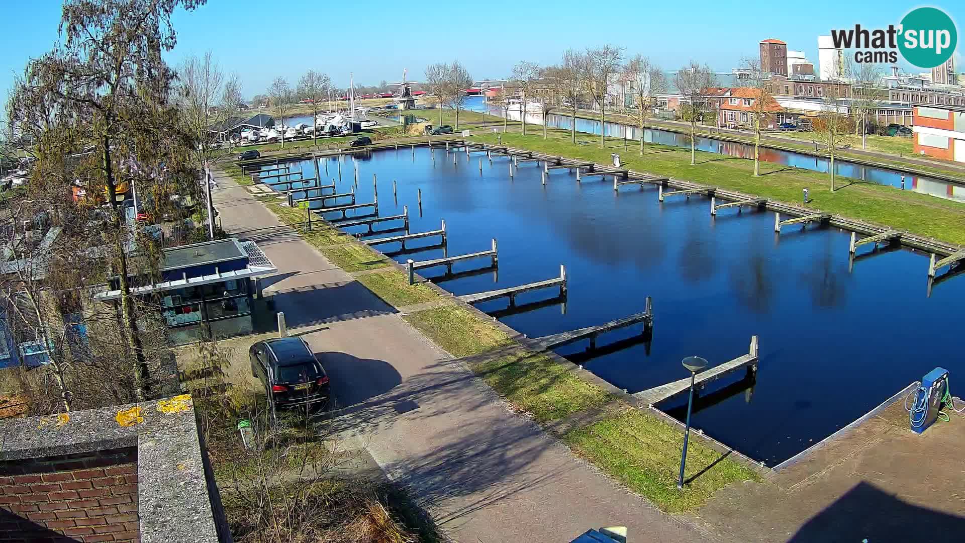 LIVE Joure Hafen webcam Windmühle