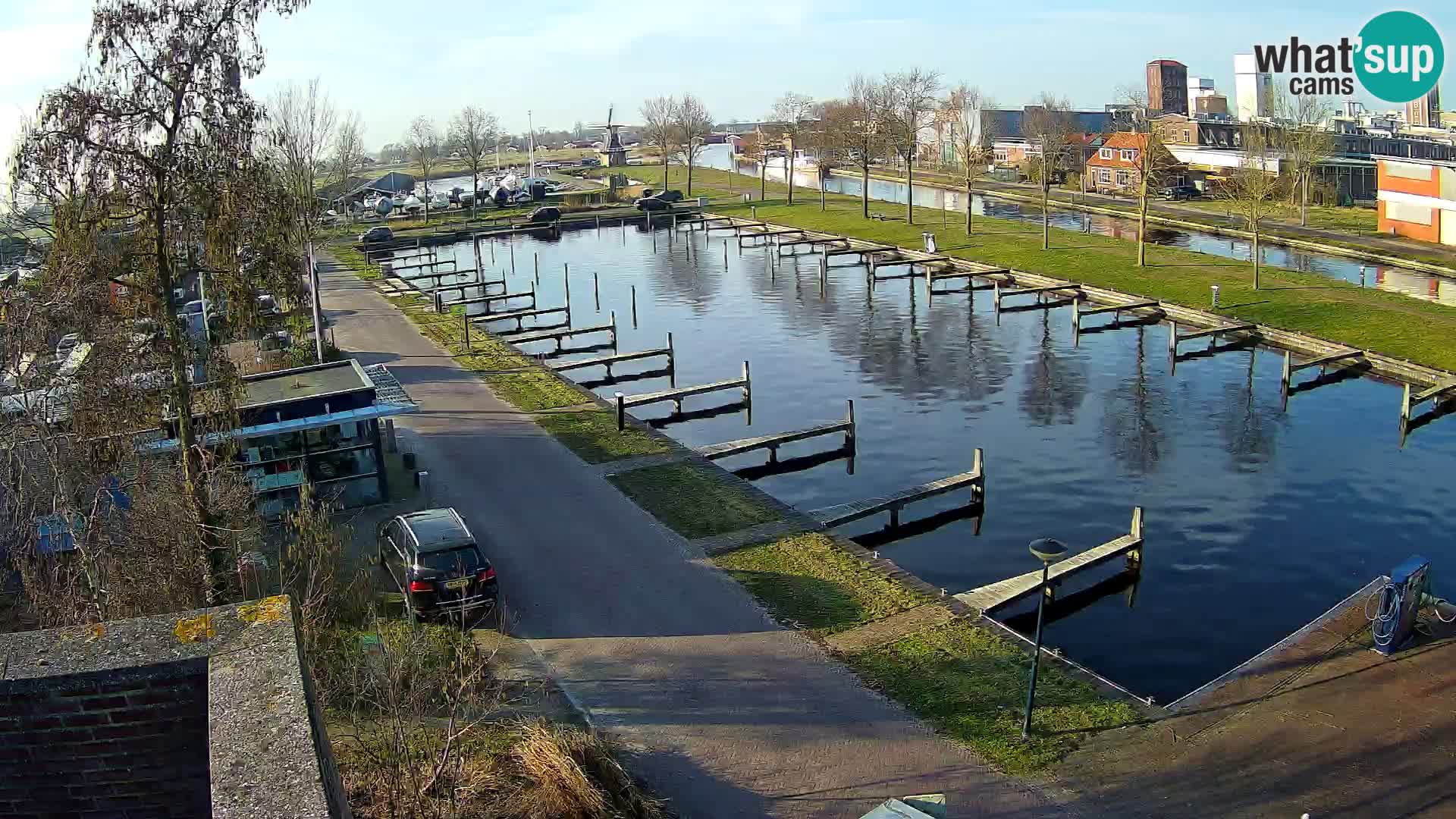 LIVE Joure Hafen webcam Windmühle