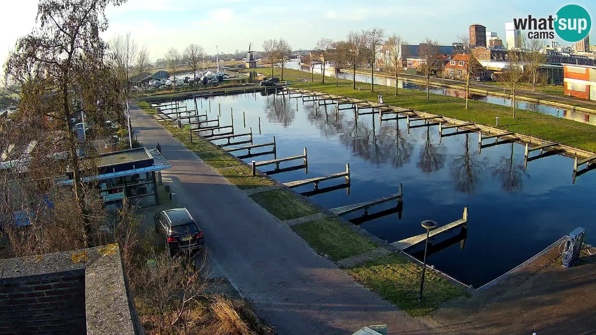 Le port de Joure webcam – vue du moulin à vent