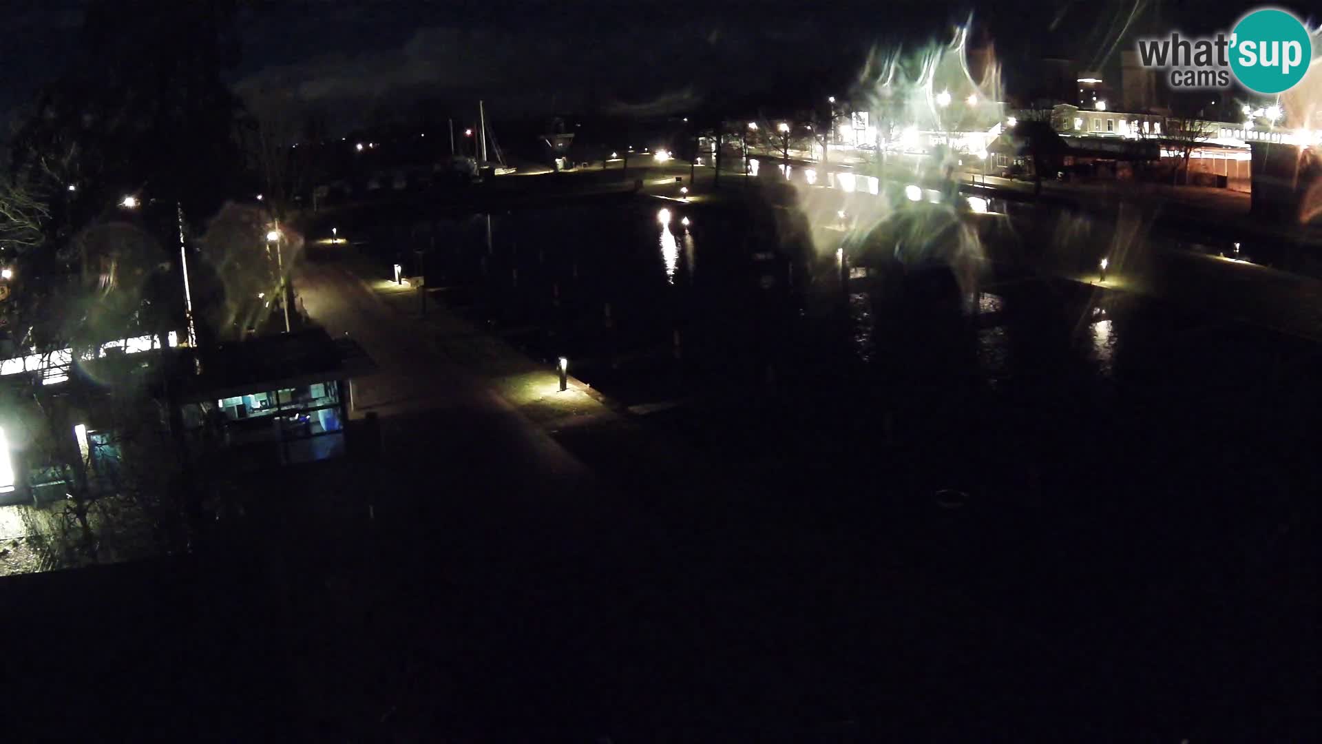 Joure harbour webcam – windmill view