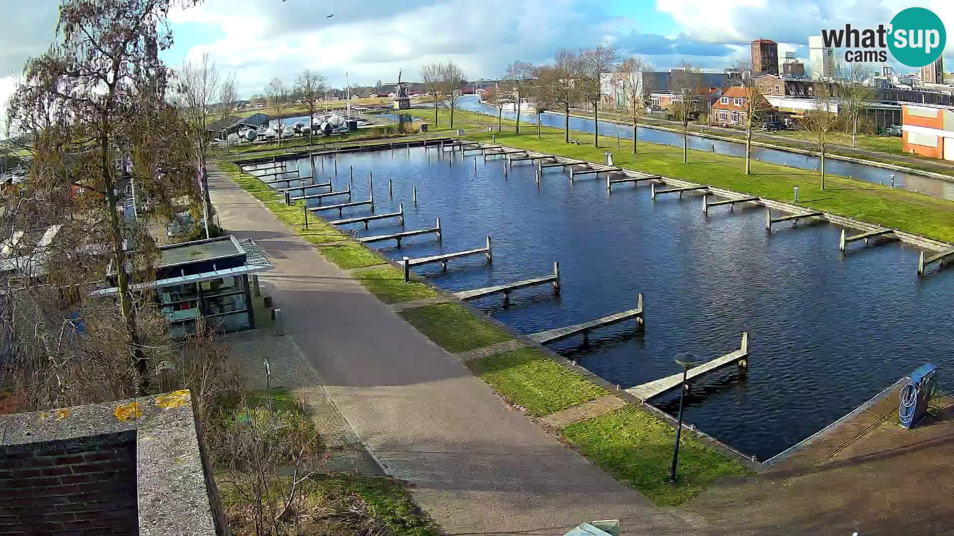 Le port de Joure webcam – vue du moulin à vent