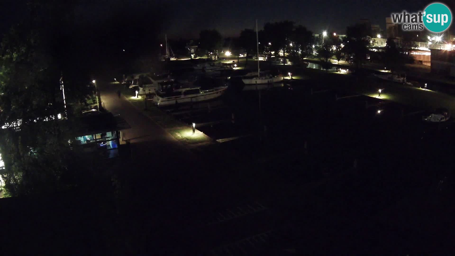 Joure harbour webcam – windmill view