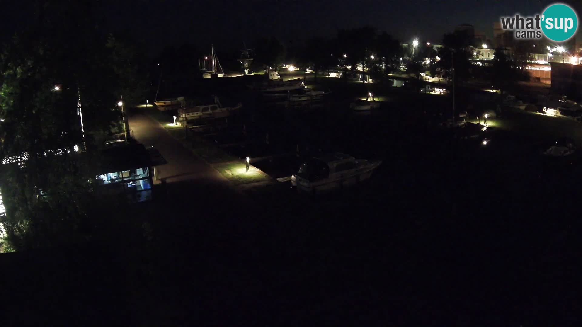 La marina di Joure livecam  – Vista del Mulino a vento