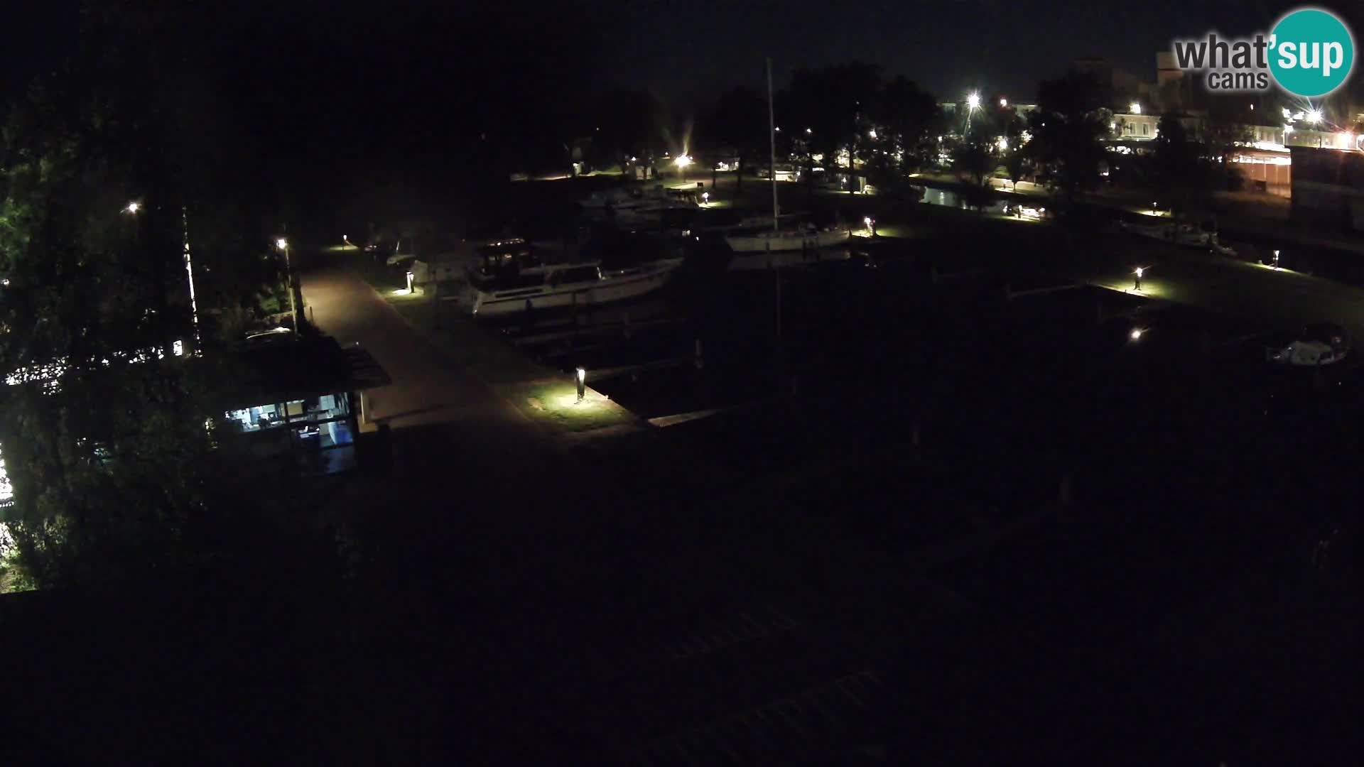 Joure harbour webcam – windmill view