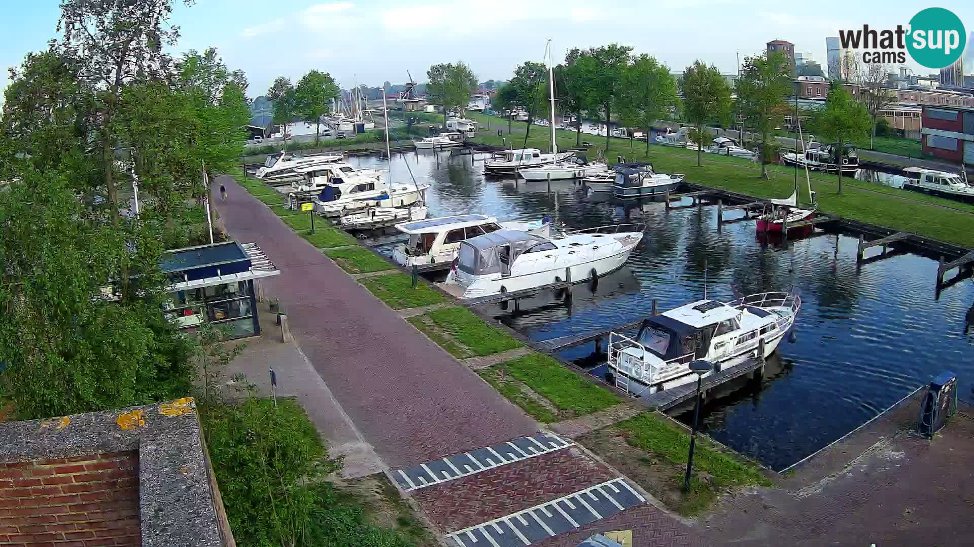 LIVE Joure Hafen webcam Windmühle