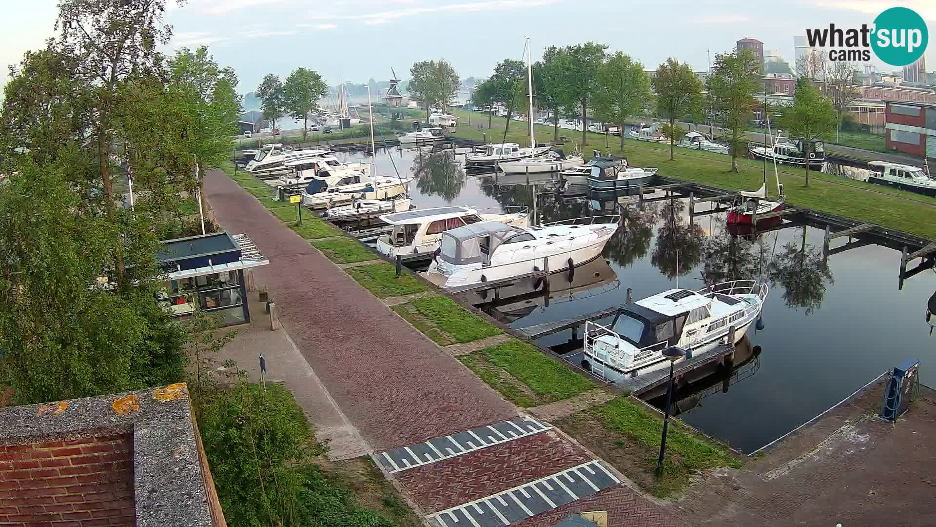 LIVE Joure Hafen webcam Windmühle
