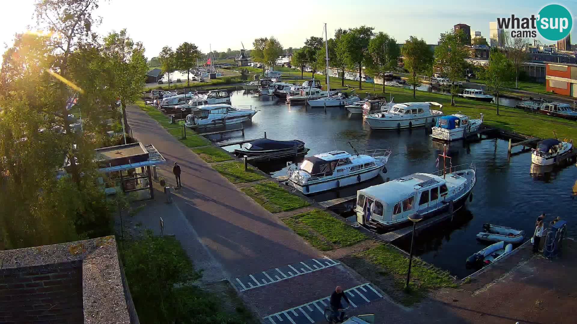 LIVE Joure Hafen webcam Windmühle