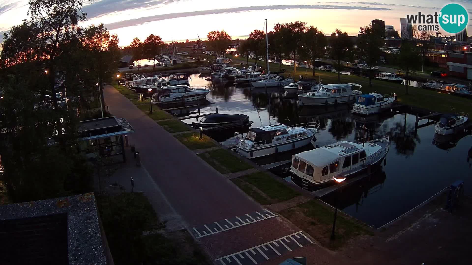 LIVE Joure Hafen webcam Windmühle