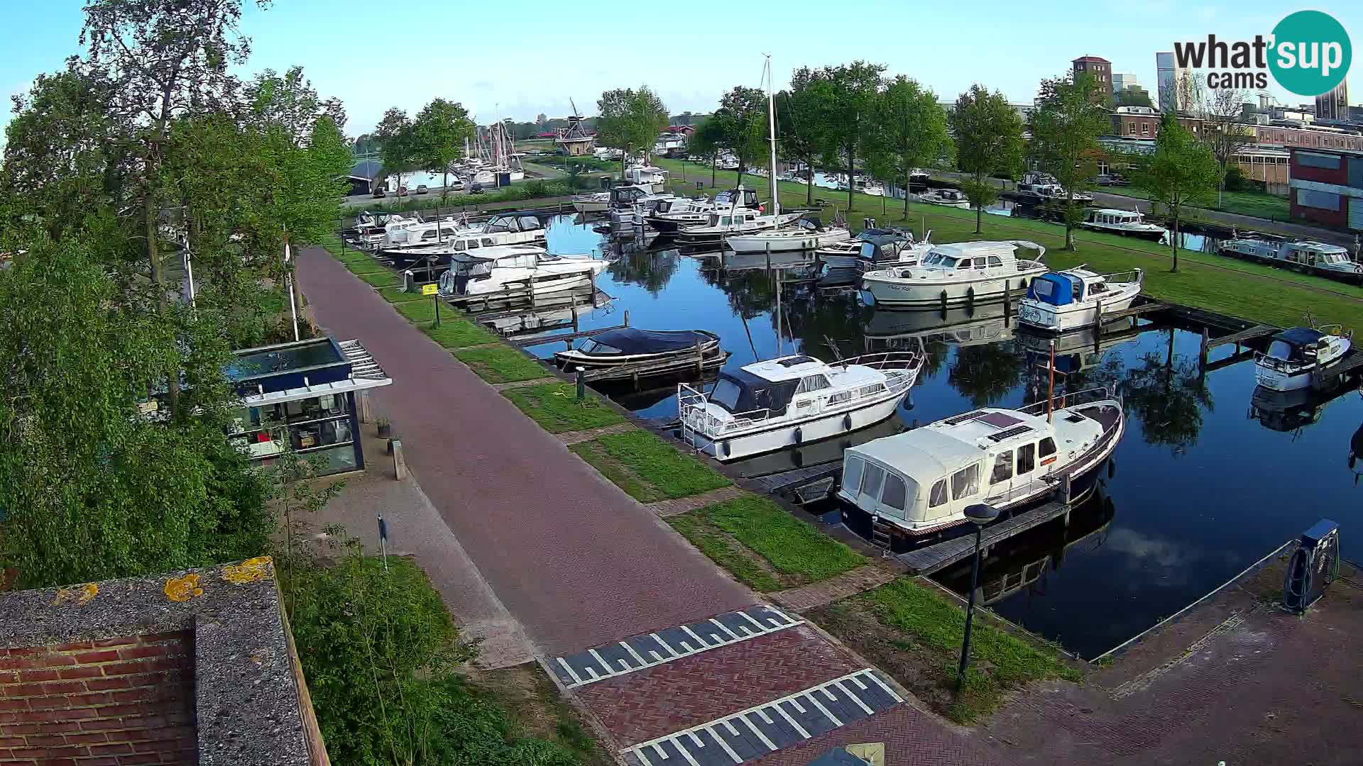 LIVE Joure Hafen webcam Windmühle